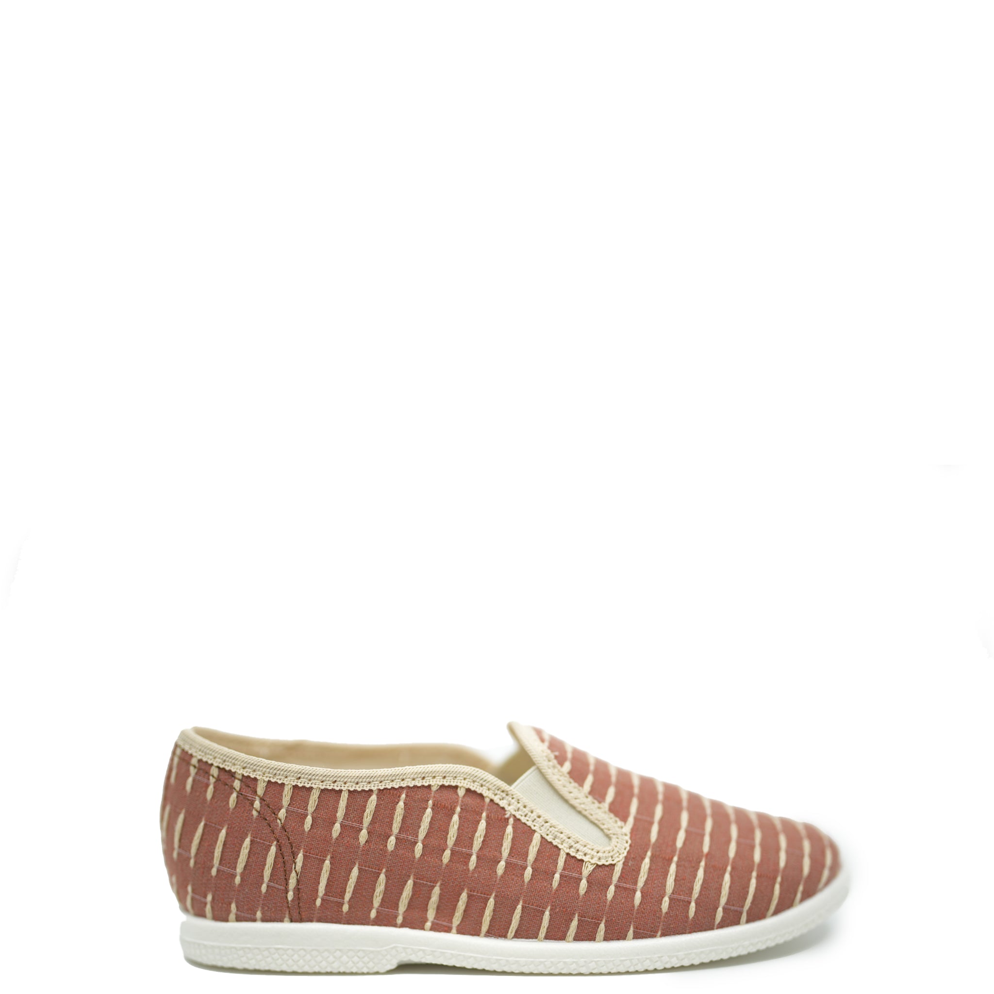 Pepe Rust Tapestry Slip On Shoes - Comfortable Bohemian Style Casual Loafers for Men & Women - Perfect for Home, Office, and Outdoor Wear