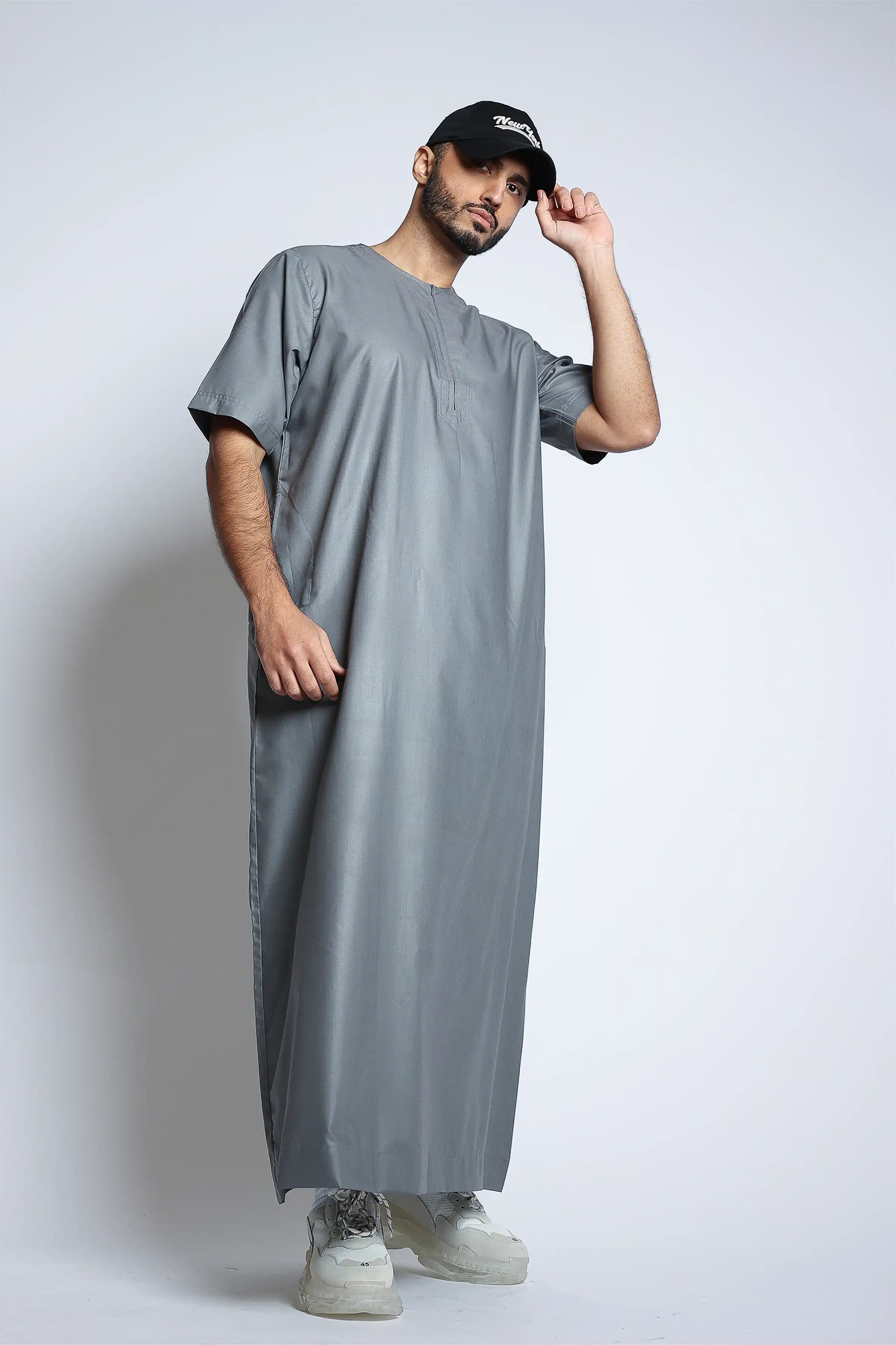 J152 Thunderstorm Grey Half Sleeve T-Shirt for Men - Comfortable Casual Tee for Outdoor Activities and Everyday Wear