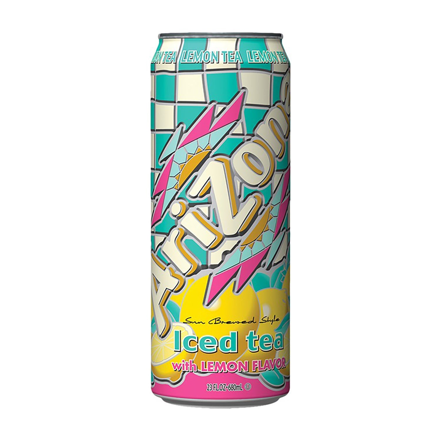 AriZona Lemon Iced Tea 22oz Cans - Refreshing Lemon Flavored Tea Drink for Summer, Picnics & Outdoor Activities
