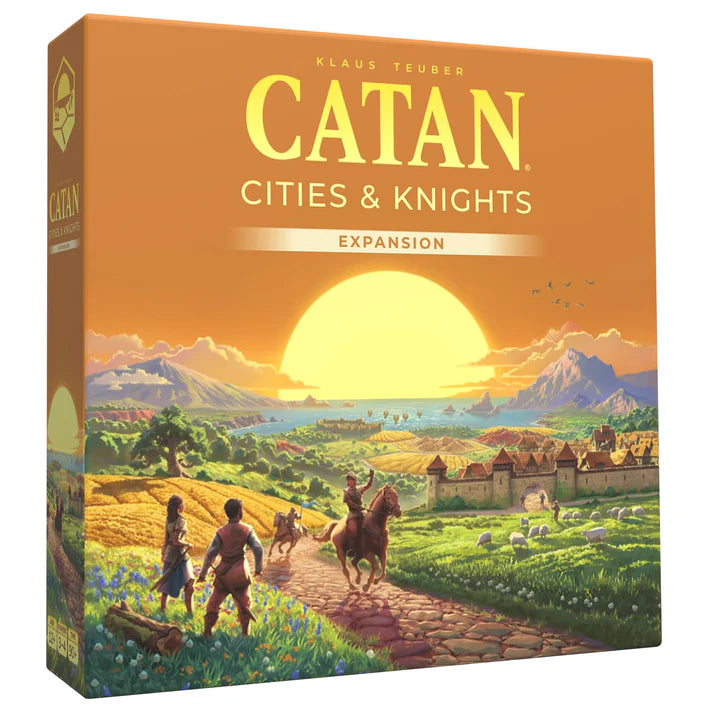 Catan Cities & Knights Expansion Board Game - 6th Edition for Adults & Families - Strategy Game Night, Party & Family Gatherings