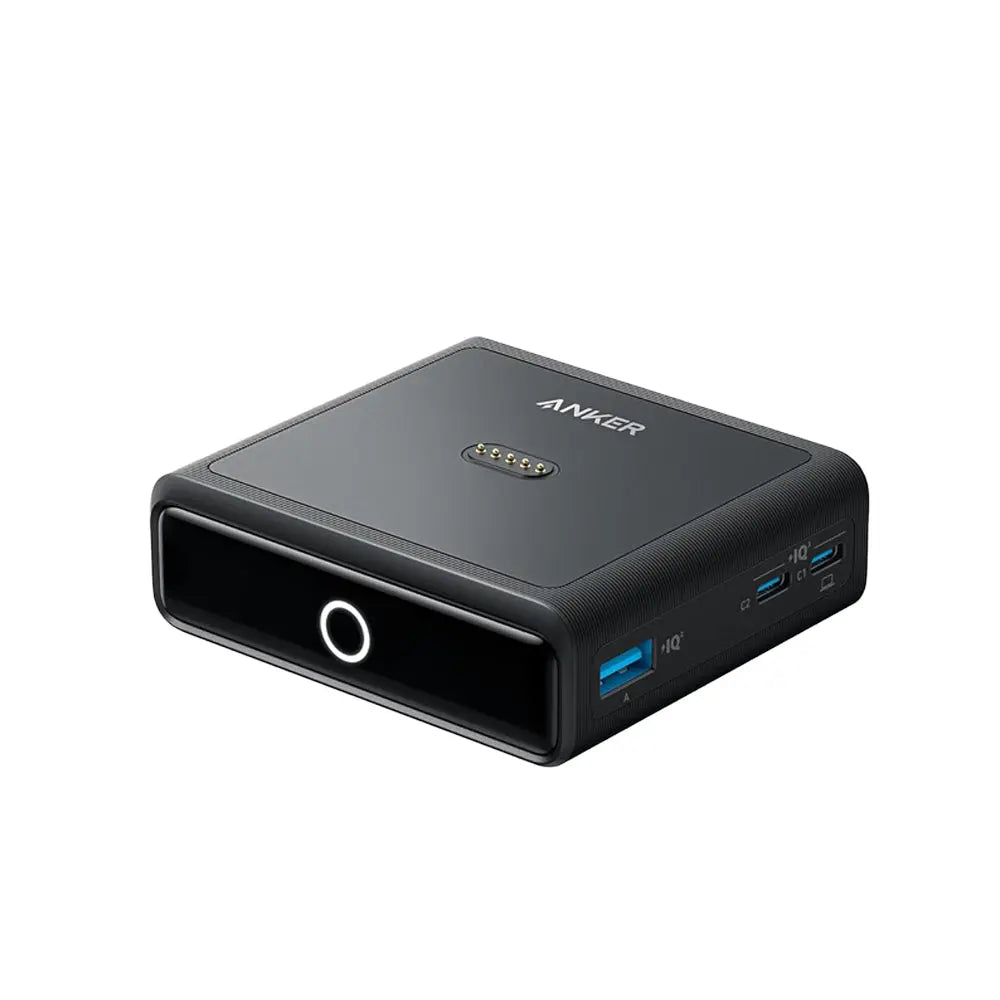 Anker GanPrime 100W Fast Charging Power Bank with Charging Base (A1902) - Portable High-Speed Charger for Laptops, Phones & Tablets on Travel, Work & Outdoor Adventures
