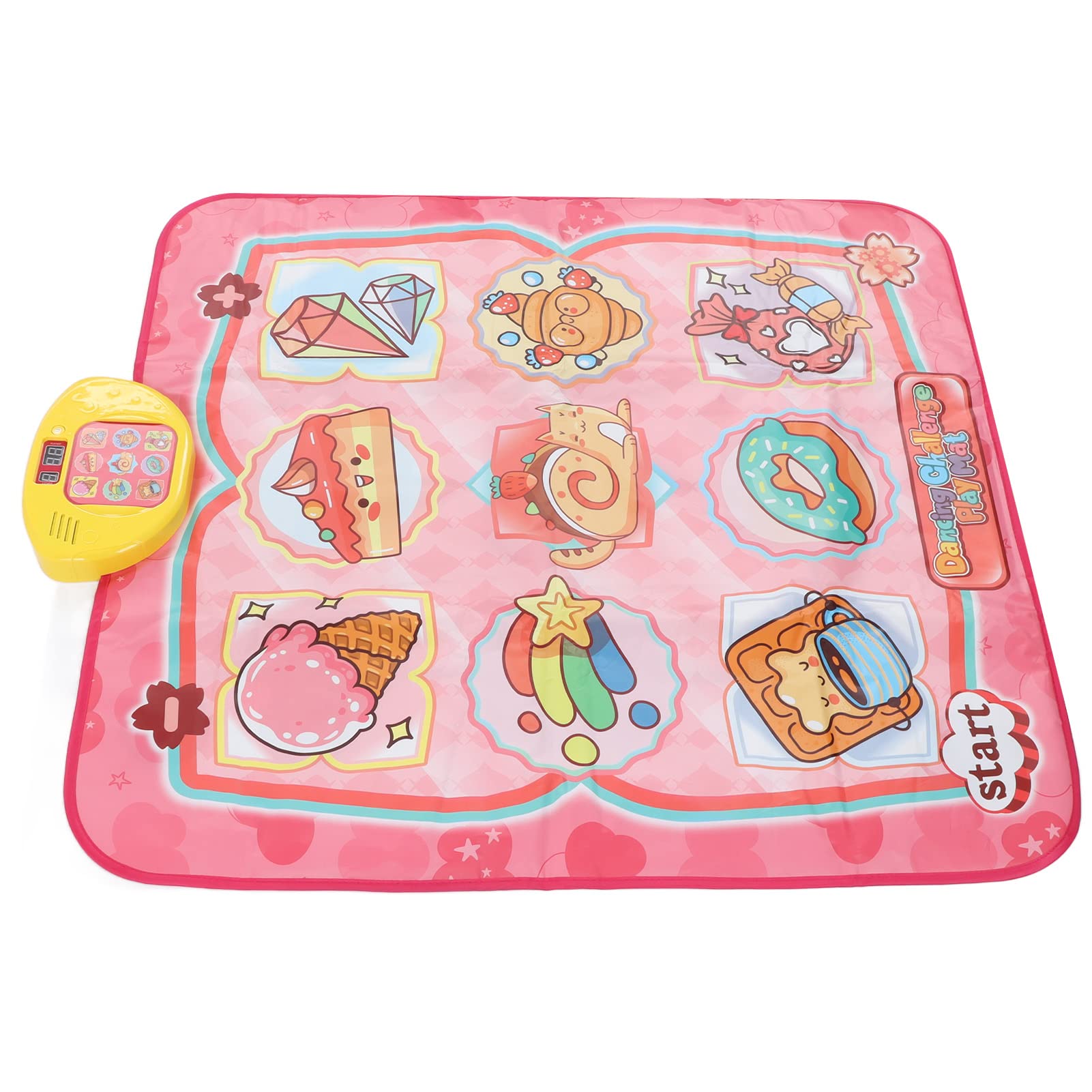 Portable Electronic Music Dance Pad for Kids - Interactive Educational Dance Mat for Indoor & Outdoor Fun, Perfect for Little Girls' Birthday Parties & Family Gatherings