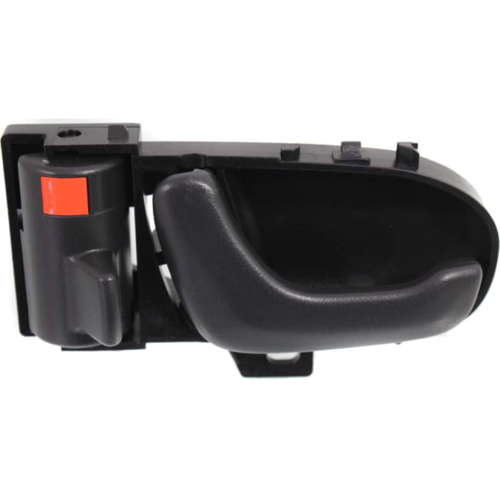 1992-1994 Geo Metro Driver Side Front Interior Door Handle with Lock Button - Textured Black Replacement for Base/LSi/XFi Models | Car Interior Accessories & Auto Parts Repair