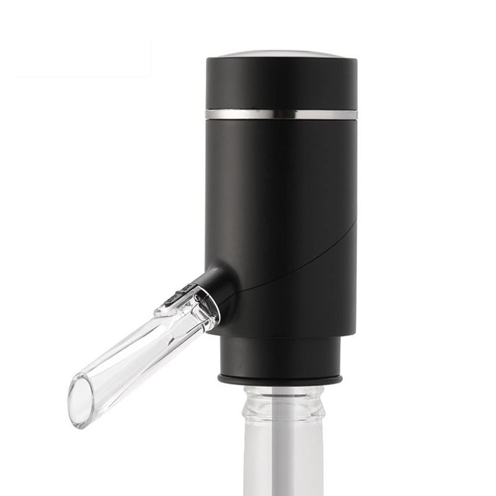 Electric Wine Decanter with USB Rechargeable Pump - One-Touch Automatic Dispenser for Red & White Wine - Portable Instant Pourer for Home, Parties & Gifts