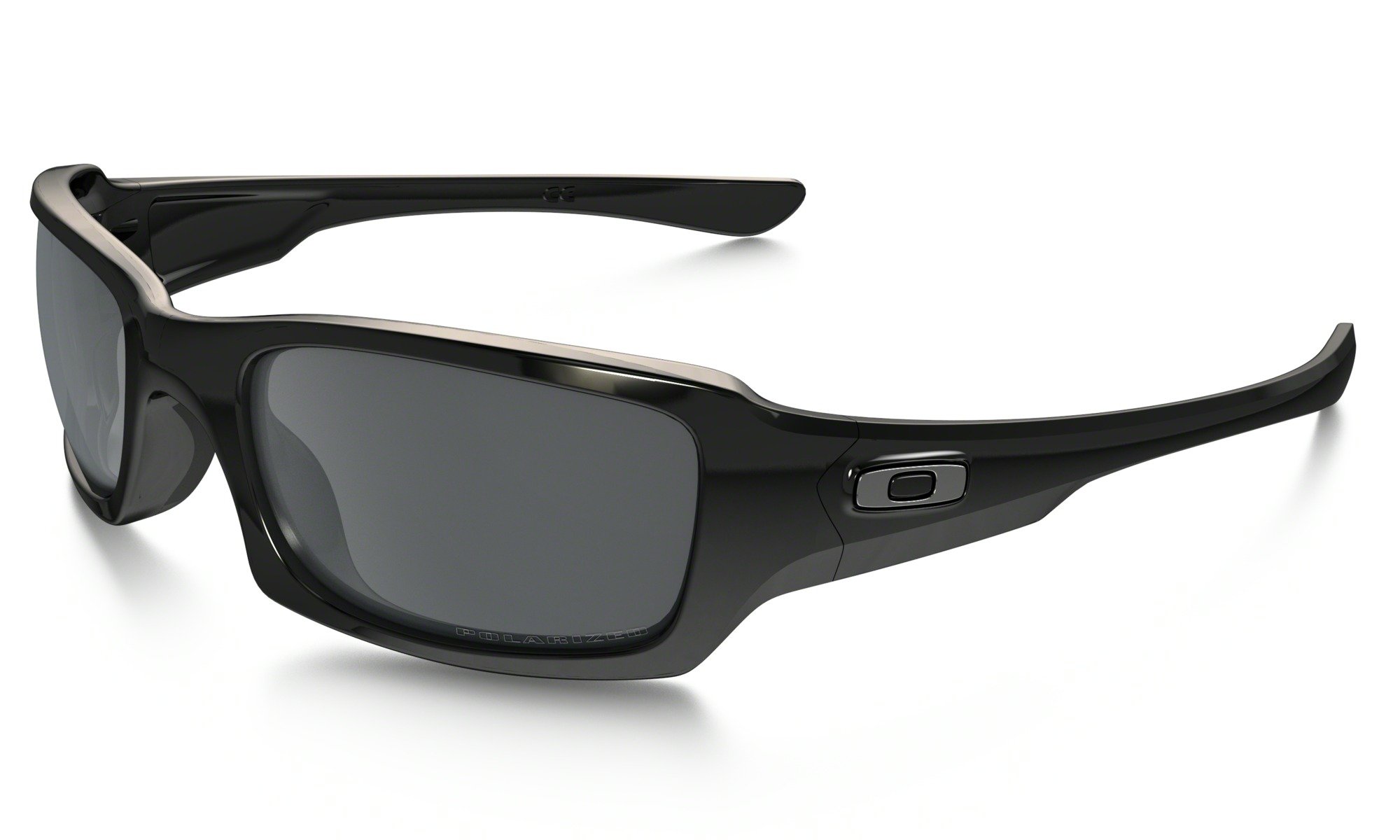 Oakley Fives Squared Polarized Sunglasses with Cleaning Kit - UV Protection Sports & Driving Shades for Men & Women - Perfect for Outdoor Activities, Beach, and Travel