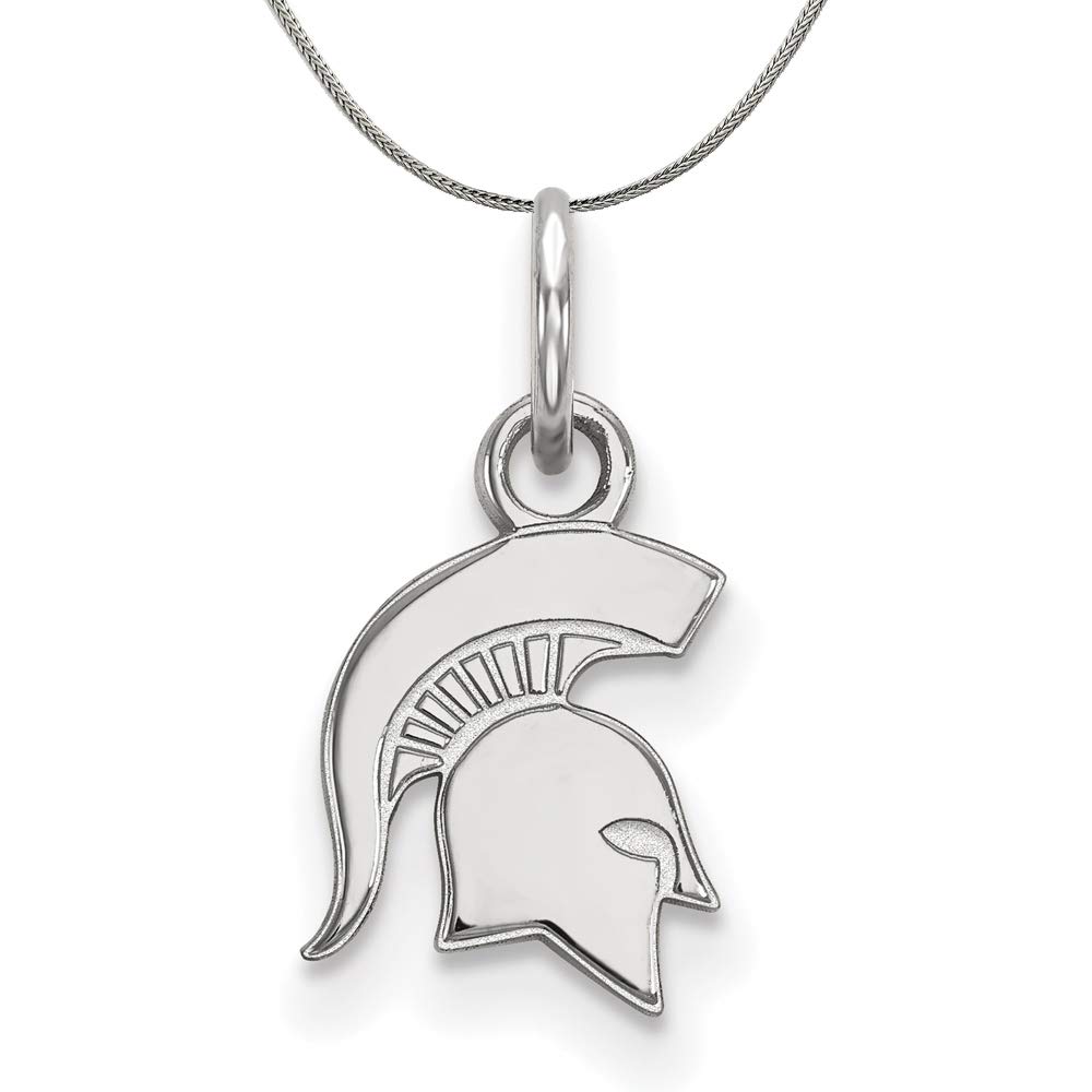 Sterling Silver Michigan State Pendant Necklace - Perfect for Gifts & Daily Wear