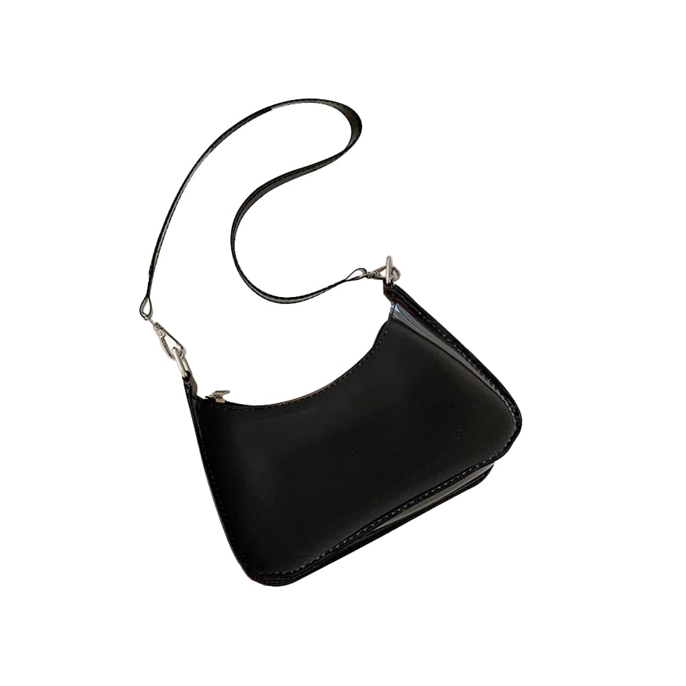 TINYAT Clear Underarm Bag for Women - Transparent Waterproof Small Shoulder Purse, Fashionable Sling Handbag for Party, Travel, Concerts & Night Out