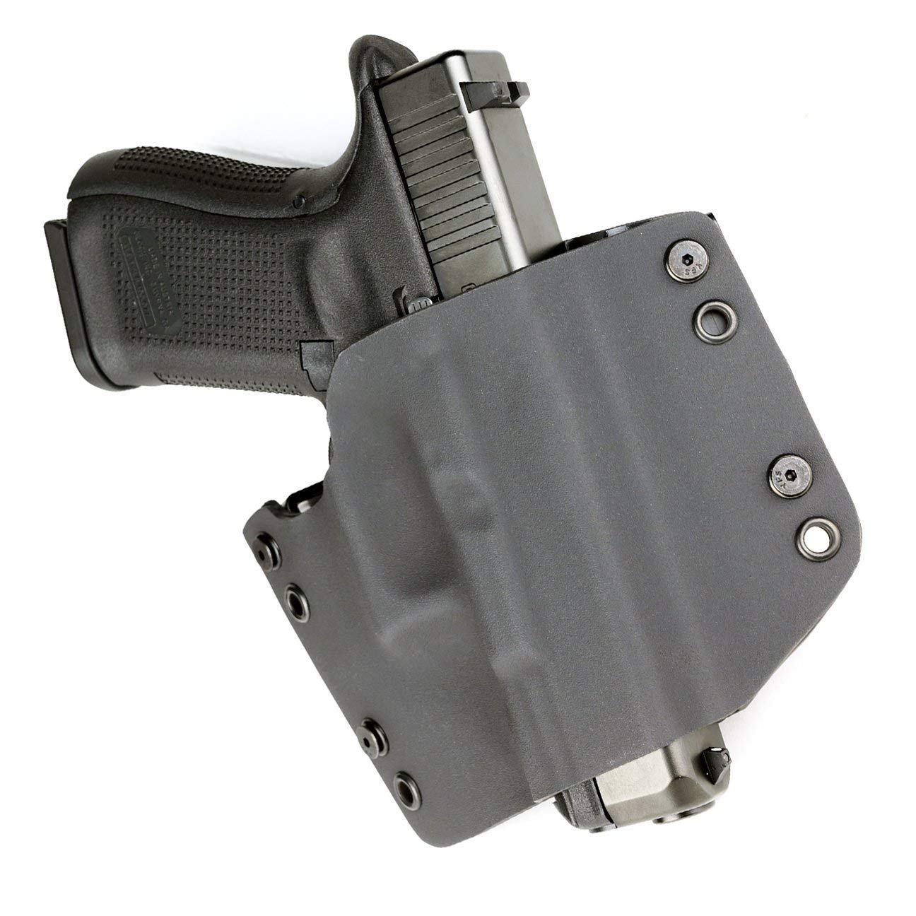 R&R Holsters: Black OWB Kydex Holster for Concealed Carry - Outside The Waistband Gun Holster for Pistols & Revolvers - Perfect for Range Training, Hunting & Everyday Carry