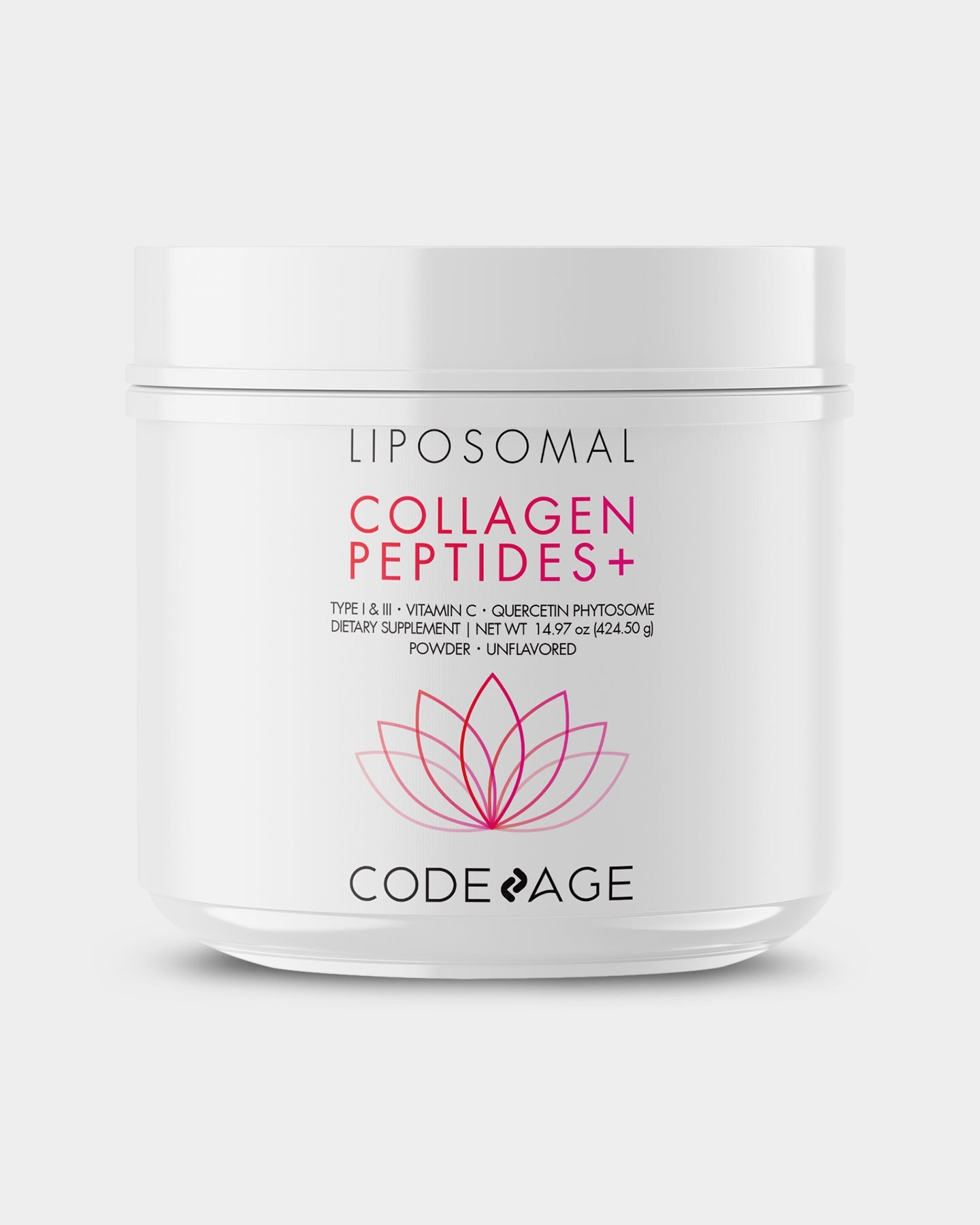 Premium Codeage Collagen Peptides Powder with Vitamin C for Skin, Hair & Joint Support - Unflavored Protein Supplement for Smoothies, Coffee & Baking