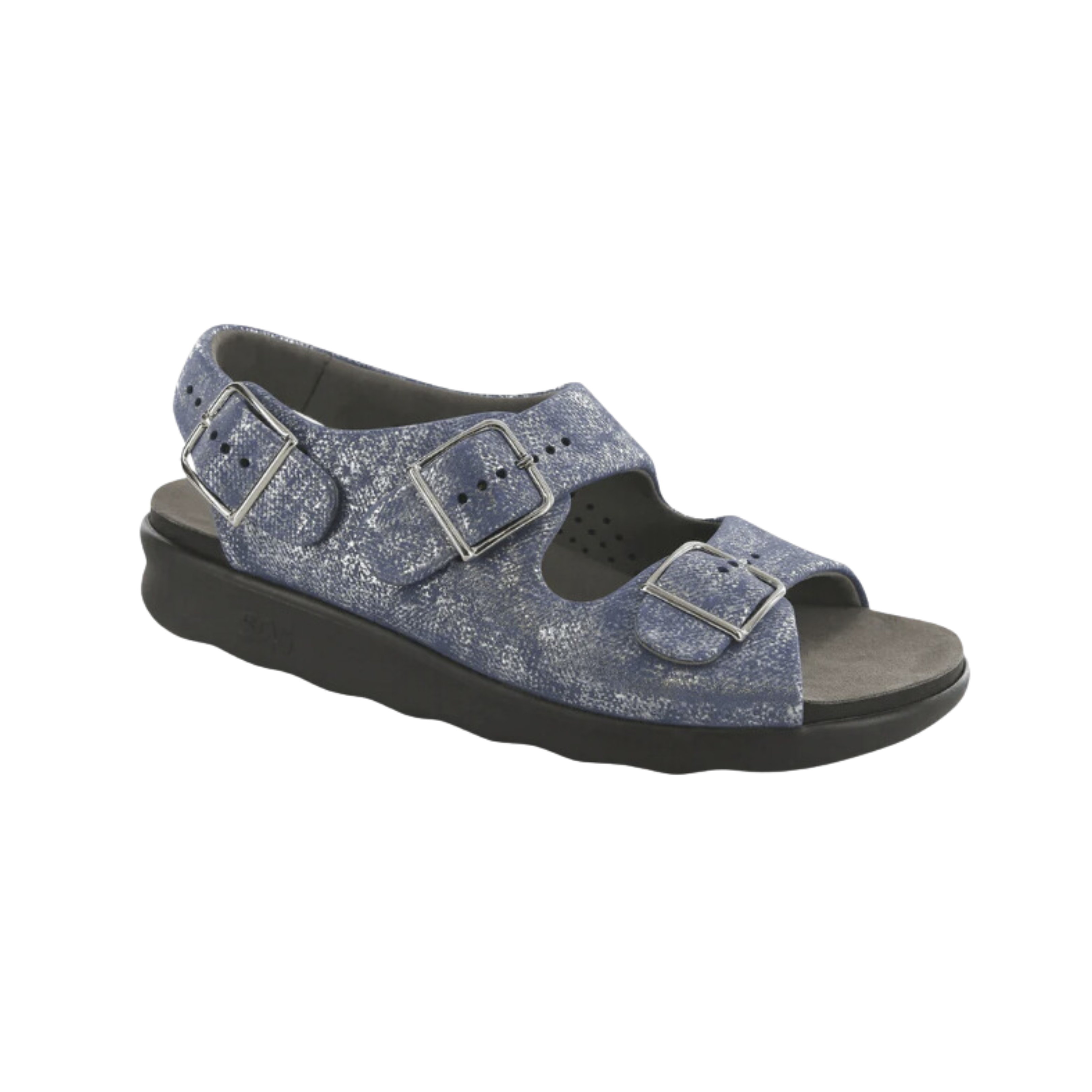 Women's Relaxed Fit Silver Blue Casual Shoes - Comfortable Everyday Sneakers for Walking, Running & Workout