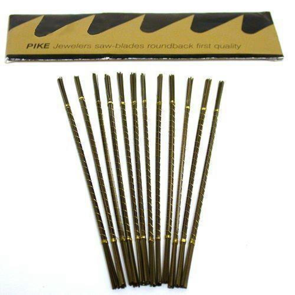 Pikes Size 2/0 Swiss Saw Blades - High Precision Cutting Tools for Woodworking, Metalworking & DIY Projects | Perfect for Jewelry Making, Model Building & Crafting