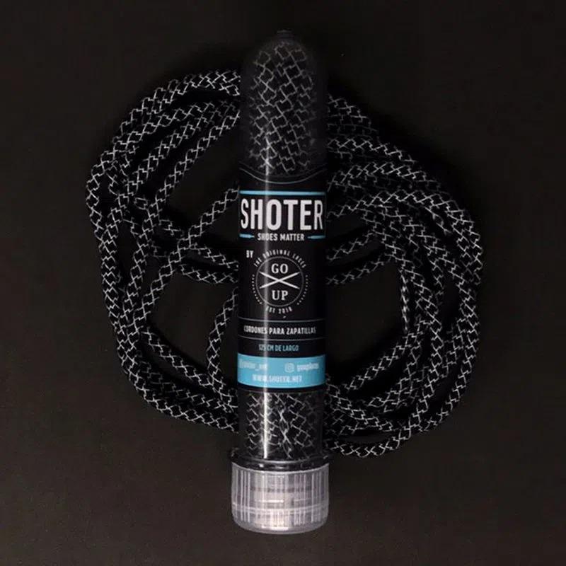 Reflective Black Flat Shoelaces - High Visibility for Running, Walking & Safety in Low Light Conditions