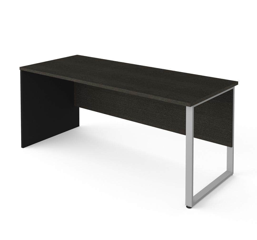 Pro Concept Plus Modern Table Desk with Sturdy Rectangular Metal Legs - Available in 2 Colors | Perfect for Home Office, Study Room & Workspace