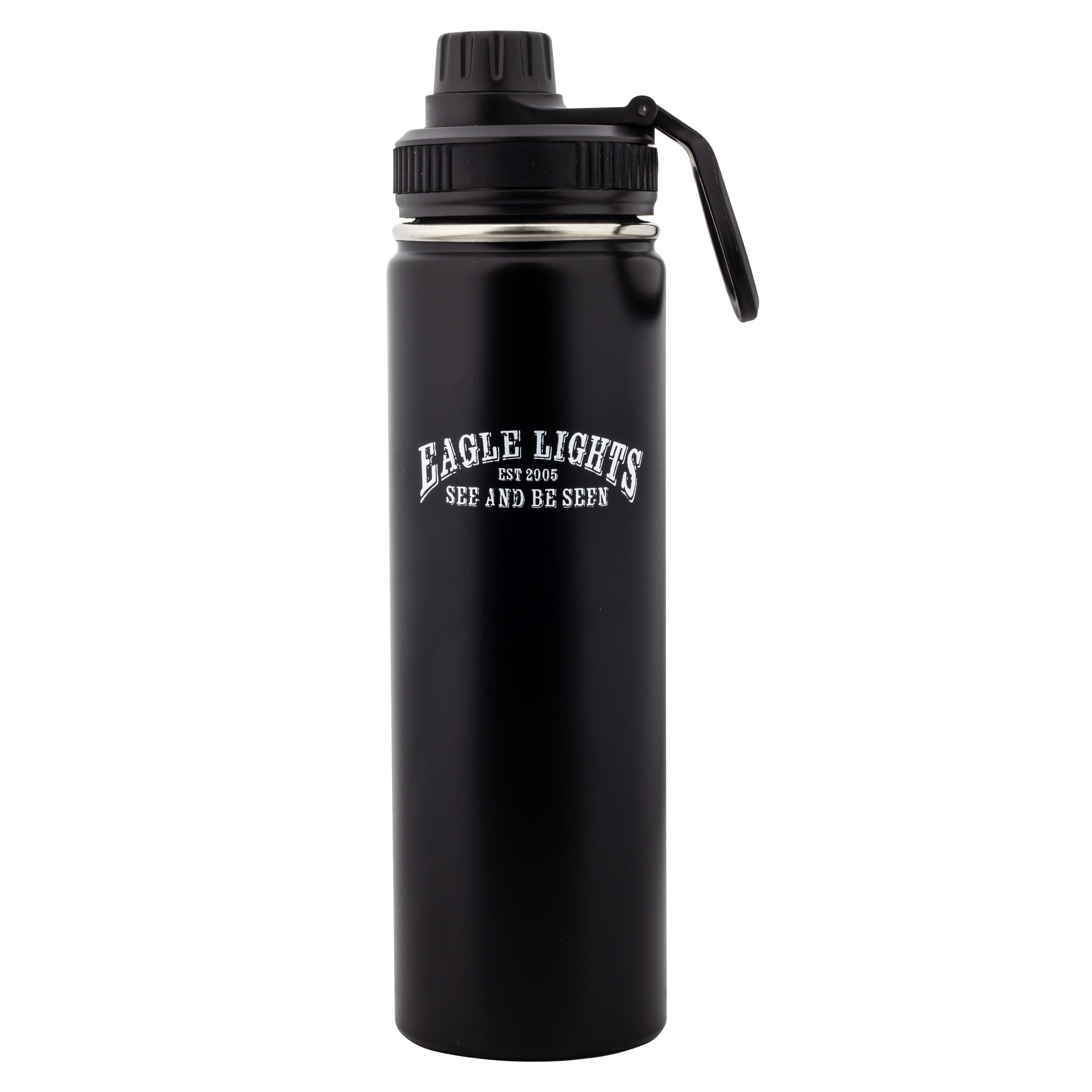 Eagle Lights 22 Oz Leak Proof Vacuum Insulated Stainless Steel Water Bottle - Double Wall Thermos for Hot & Cold Drinks - Perfect for Hiking, Gym, Office & Outdoor Activities