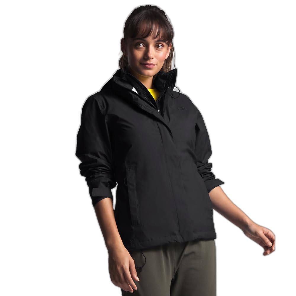 THE NORTH FACE Women's Venture 2 Waterproof Windproof Lightweight Hiking Jacket - Light Grey Heather for Outdoor Adventures & Travel