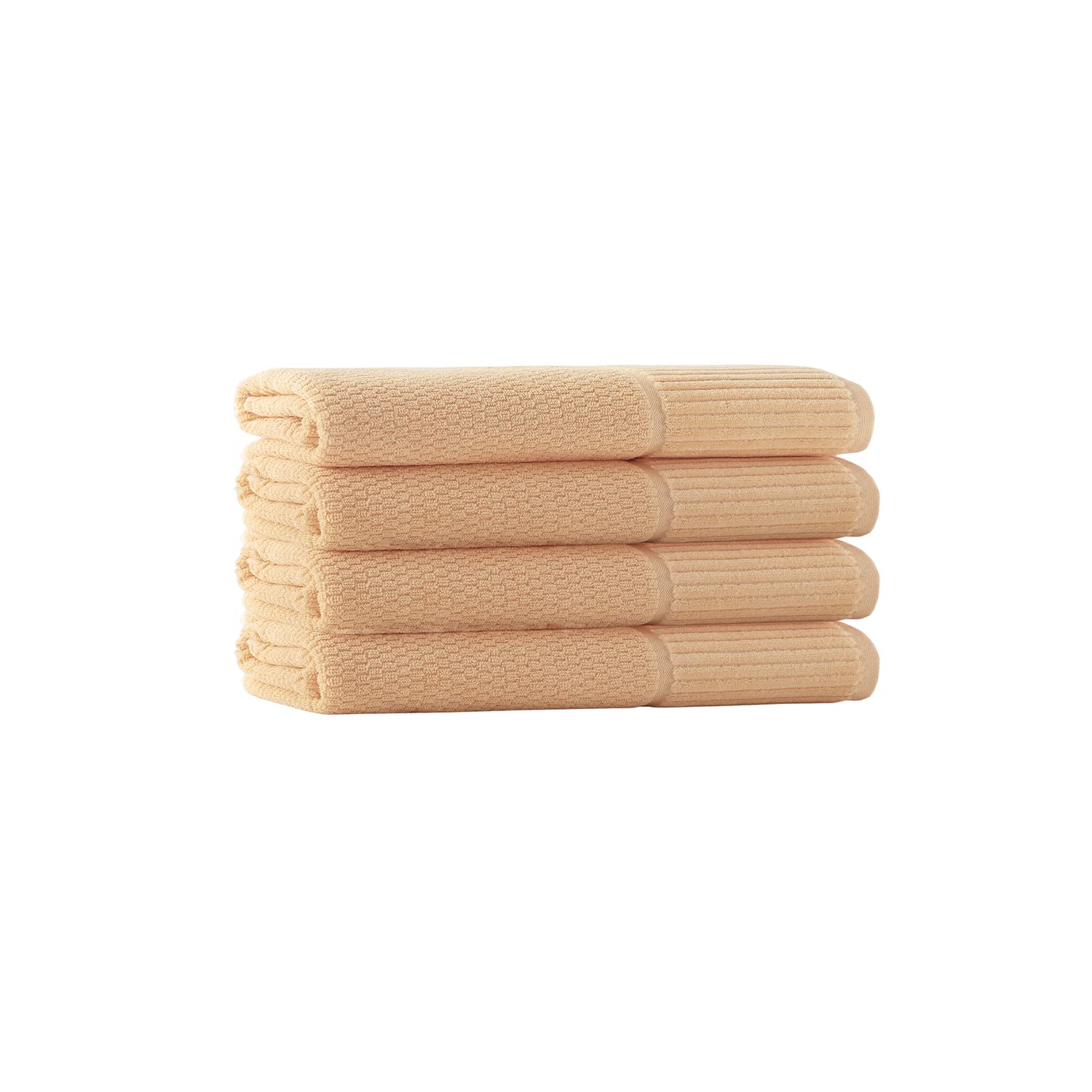 Premium Timaru Turkish Cotton 4-Piece Hand Towel Set - Ultra Soft & Absorbent Bath & Kitchen Towels for Spa, Gym, Guest Bathroom & Luxury Home Use