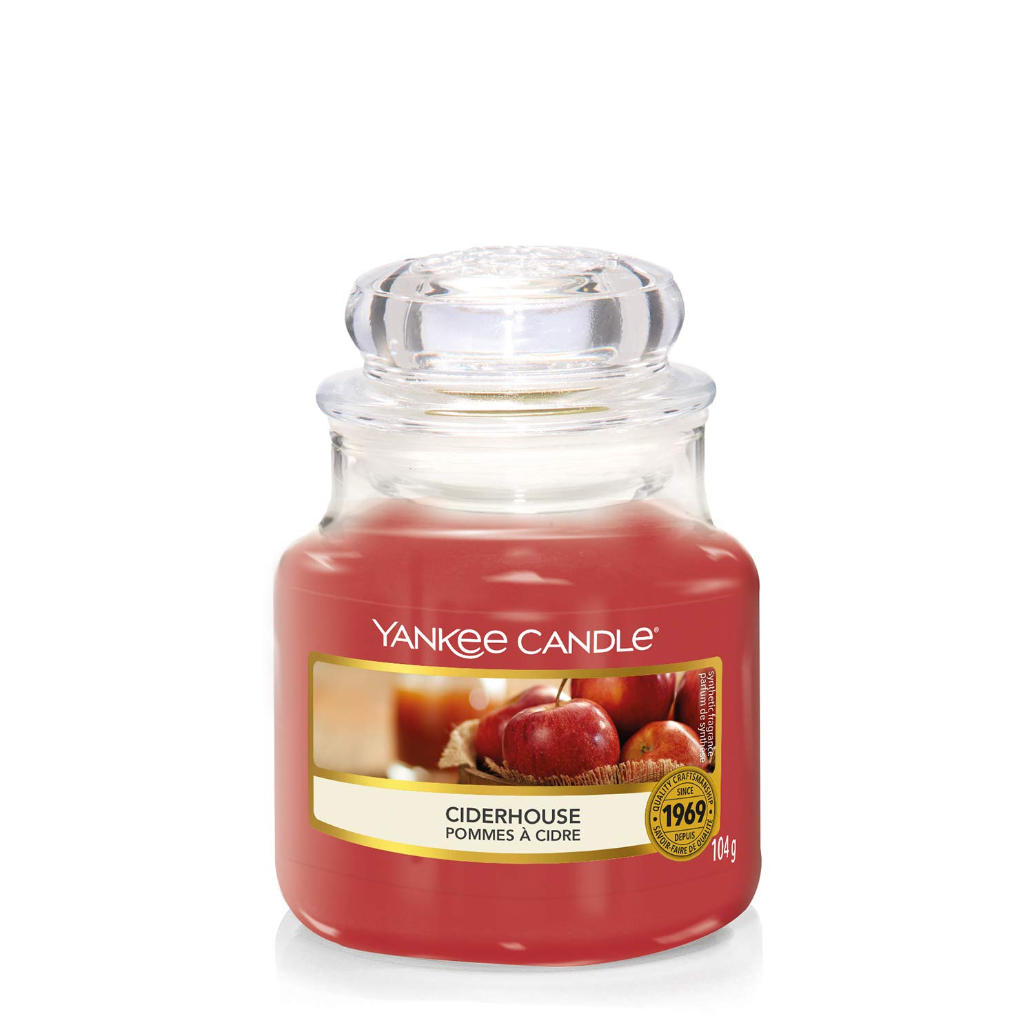 Yankee Candle Small Jar Scented Candle - Ciderhouse from Farmers’ Market Collection | Long-Lasting Fragrance for Home, Office & Gift Giving
