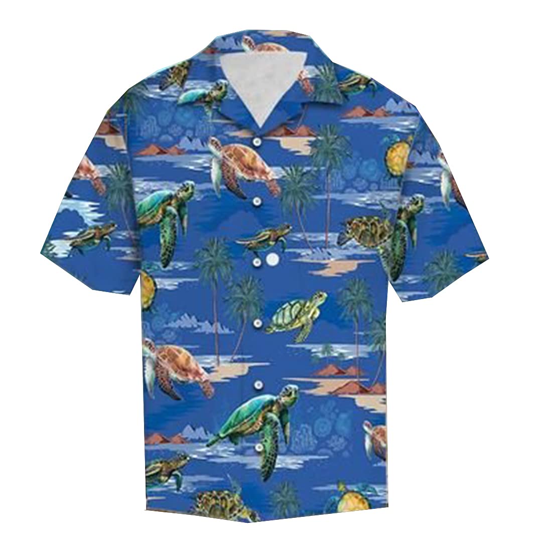 Men's Tropical Flamingo Hawaiian Shirts - Summer Short Sleeve Button Down Shirt for Beach, Vacation & Casual Wear | Flamingo Print Aloha Shirt