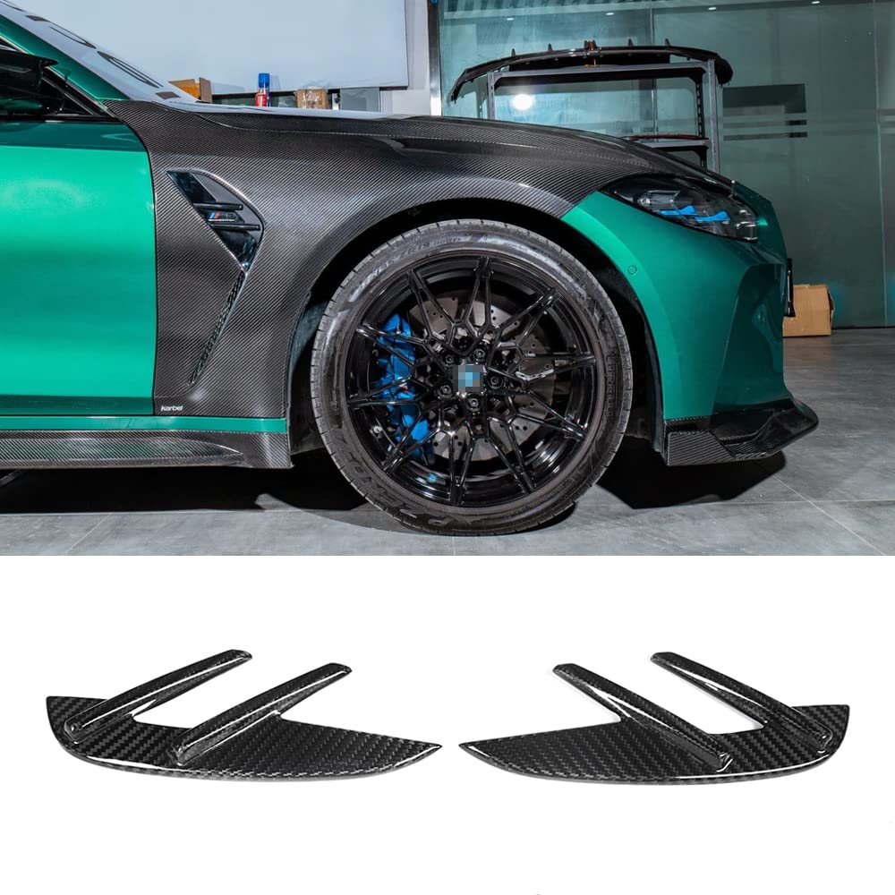 2021-2024 BMW 3 Series G80 M3 Sedan Carbon Fiber Side Air Vent Fender Covers - Upgrade Your Luxury Sports Car Exterior Styling