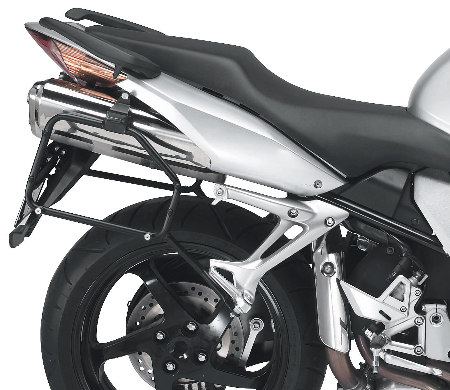 Givi PL189 Tubular Side Case Rack for BMW R1100GS & R1150GS Motorcycles - Durable Luggage Carrier for Adventure Touring & Long-Distance Rides