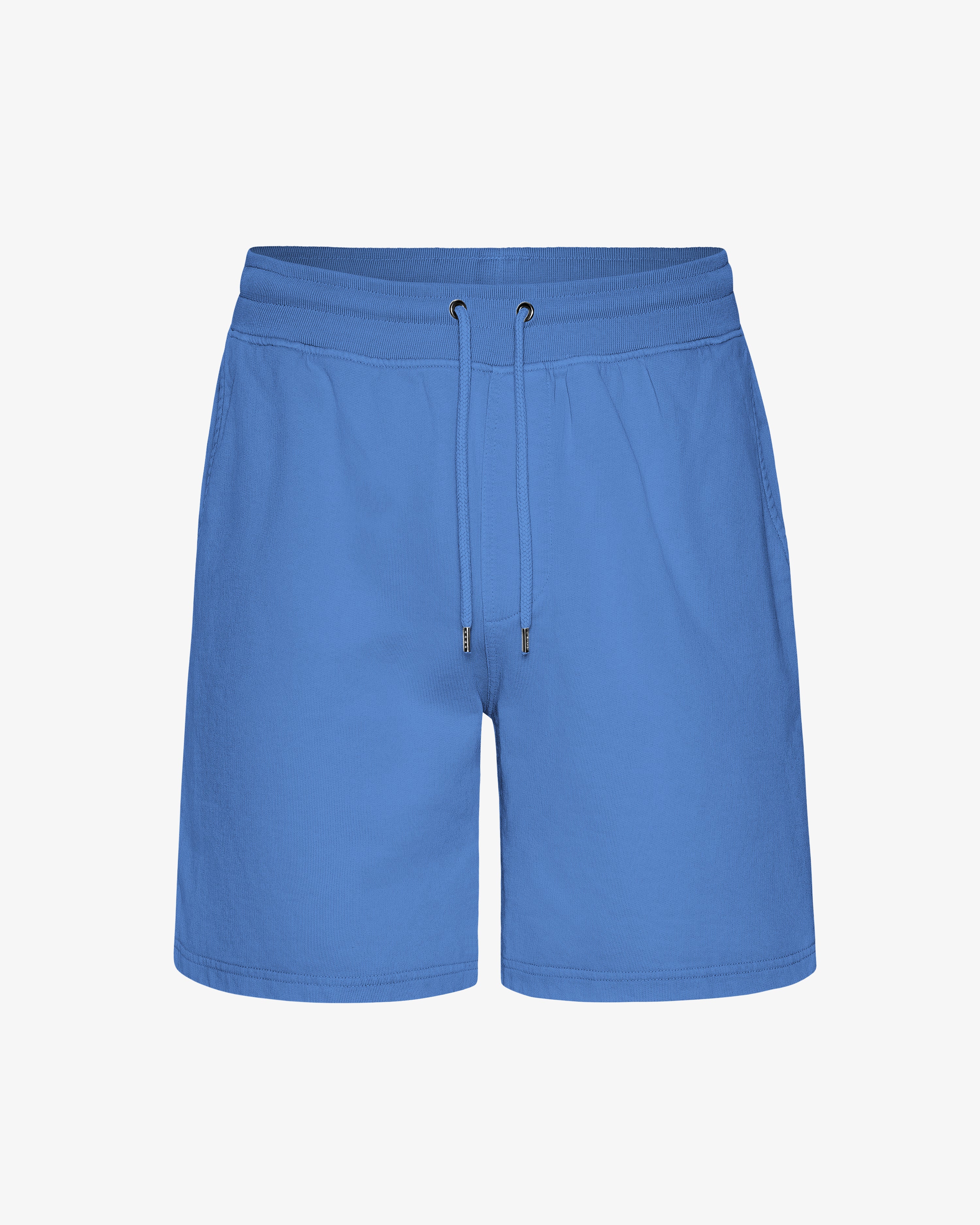 Classic Organic Cotton Sweatshorts for Men & Women - Sky Blue | Comfortable Lounge Shorts for Yoga, Running & Casual Wear