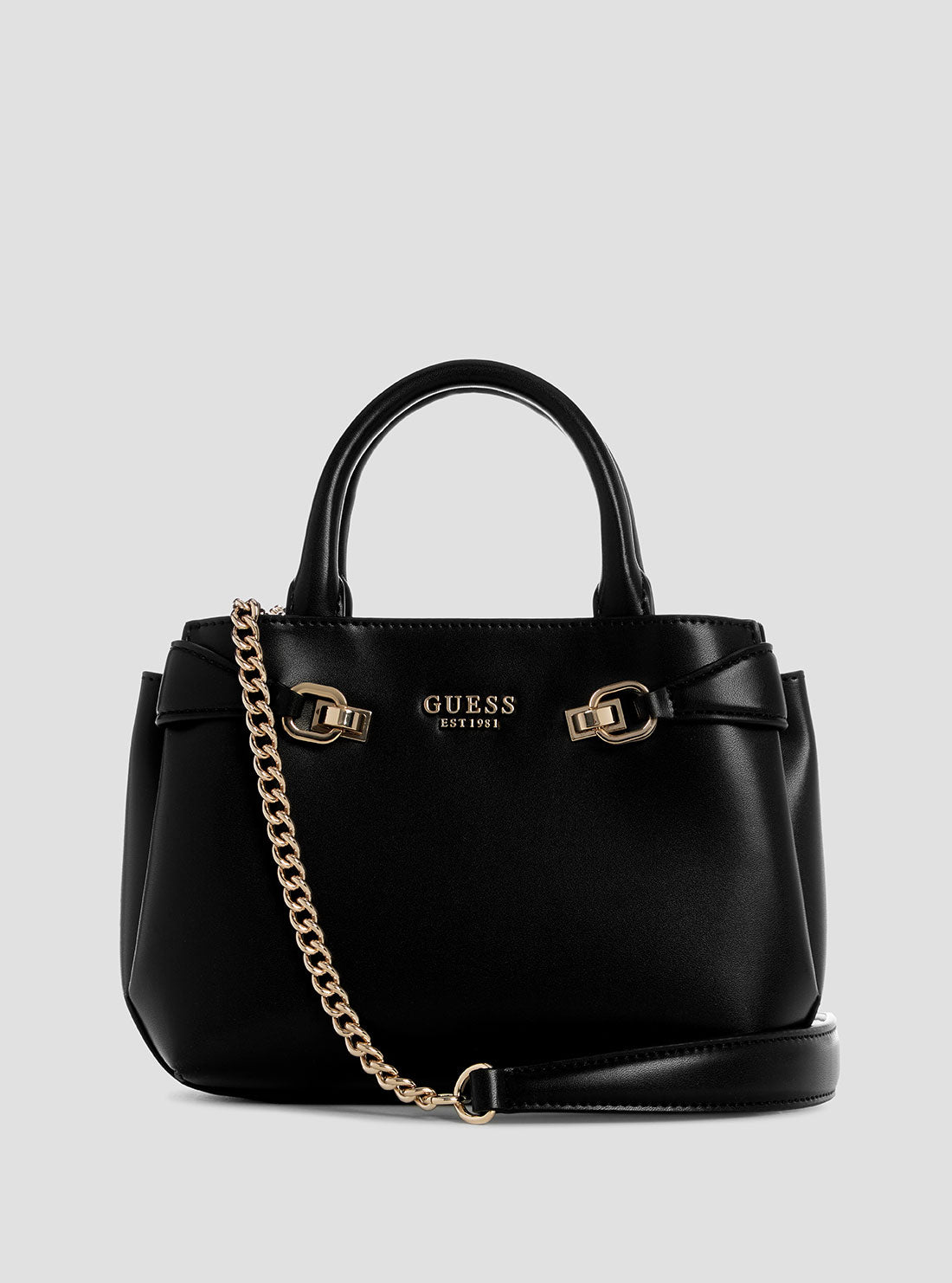 Stylish Black Logo Lorelei Mini Satchel Bag for Women - Perfect for Work, Travel & Everyday Use