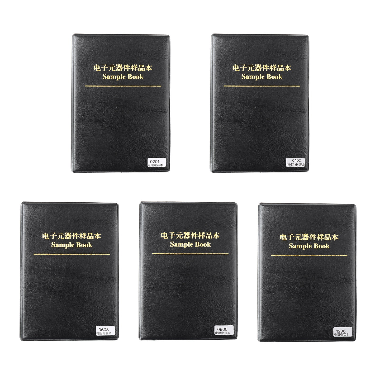 1% SMD Chip Resistor Kit - 170 Values (0201 0805 1206 0402 0603) with Capacitor Sample Book - Perfect for Electronics Repair, DIY Projects & Circuit Prototyping