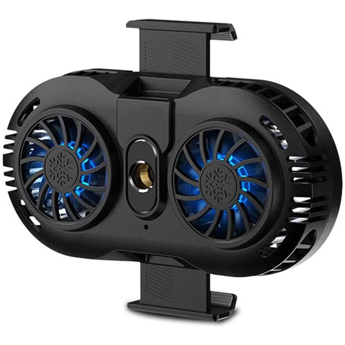 Odekai Phone Cooler with Dual Semiconductor Cooling Chips - 2 Fan Mobile Radiator Holder for iOS & Android Phones | Perfect for Gaming, Video Streaming & Long Usage Sessions