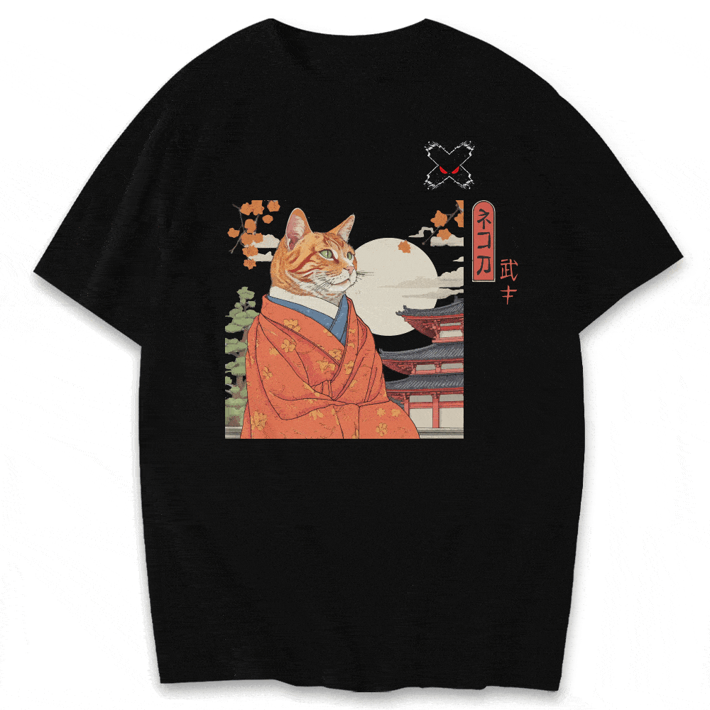 Neko Cat Themed T-Shirts & Hoodies for Men and Women - Cute Kawaii Anime Graphic Tees for Casual Wear & Cosplay