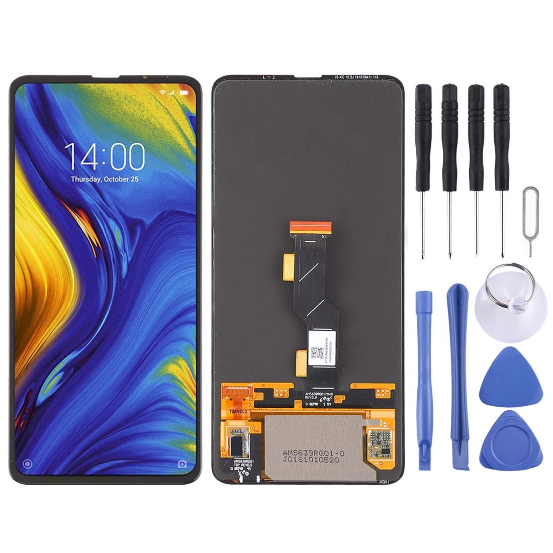 Original TANNGDIFNJAUN Cell Phone Replacement Parts LCD Screen OLED Material LCD Screen and Digitizer Full Assembly for Xiaomi Mi Mix 3 Touch Display    Optimized Title:   High-Quality Xiaomi Mi Mix 3 LCD Screen Replacement - OLED Touch Screen Digitizer Full Assembly - Compatible with Mi Mix 3 - Perfect for DIY Phone Repair and Screen Replacement