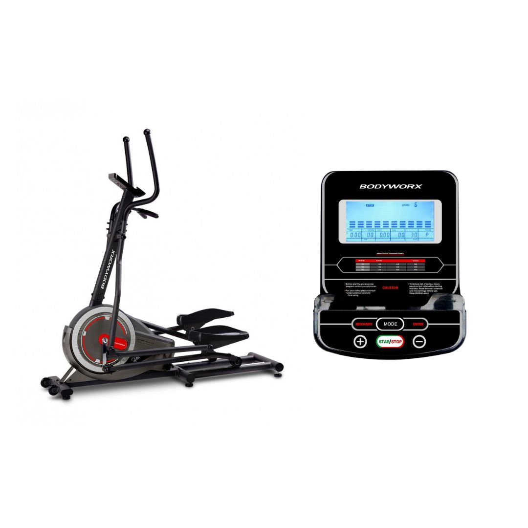 BODYWORX EFX420 16 Front Drive Elliptical Machine - Low Impact Cardio Trainer for Home Gym, Full Body Workout - Perfect for Small Spaces & Apartment Fitness