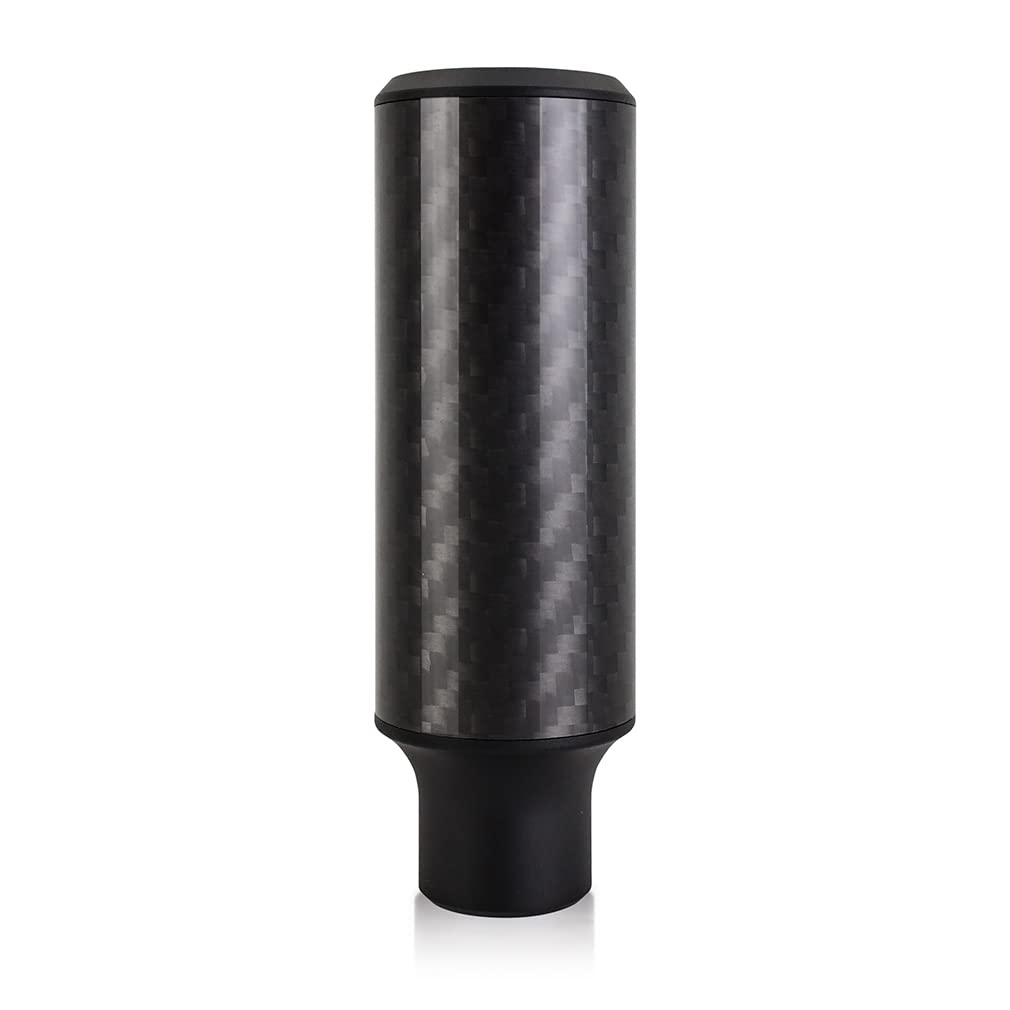 Mishimoto Lightweight Carbon Fiber Shift Knob - 95mm Tall Matte Finish for Enhanced Grip & Performance | Perfect for Racing, Sports Cars & Manual Transmission Vehicles