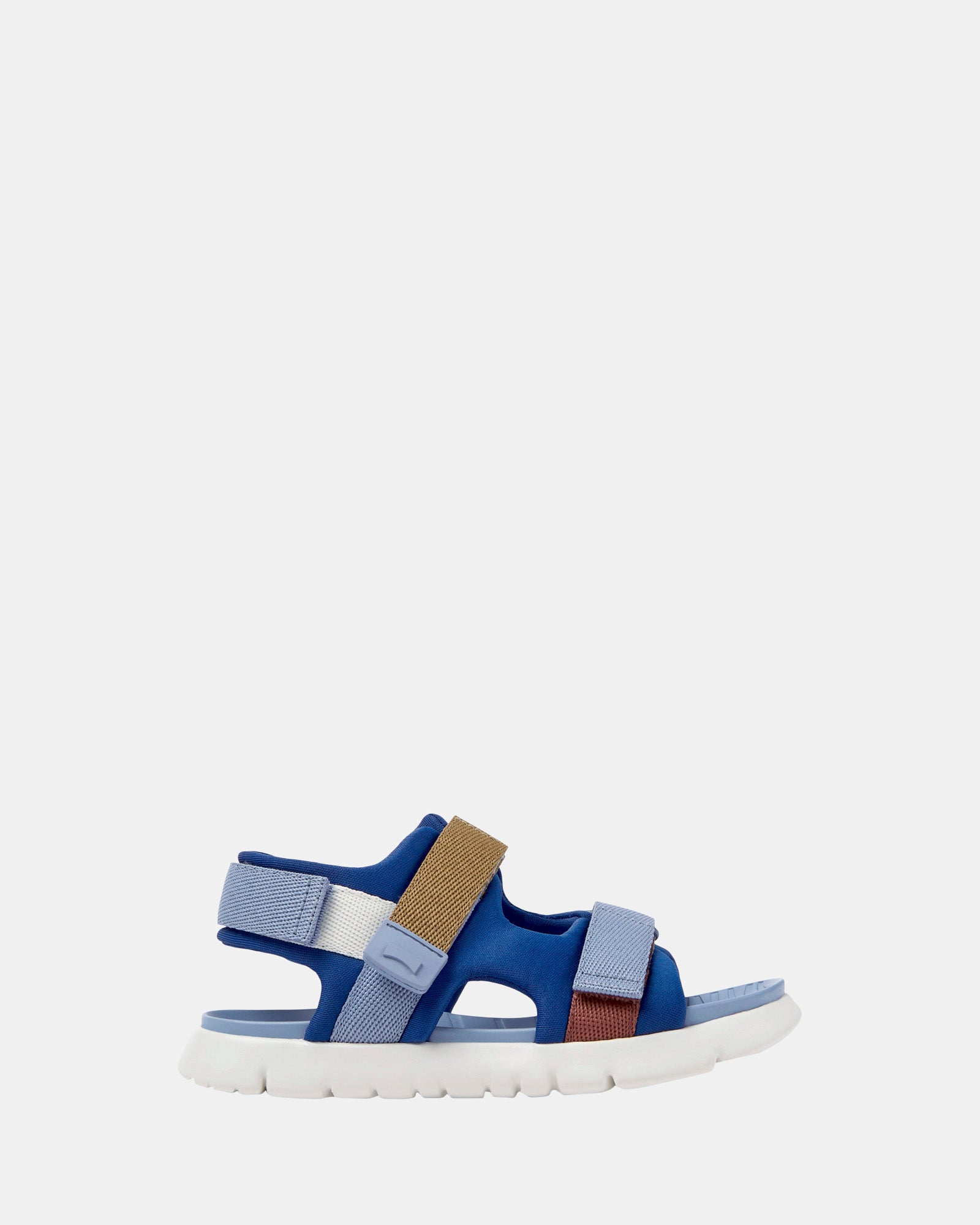 **Oruga Youth Sandals for Boys & Girls - Comfortable Blue, Light Blue & White Casual Shoes for Kids - Perfect for Beach, Pool, and Summer Outdoor Play**