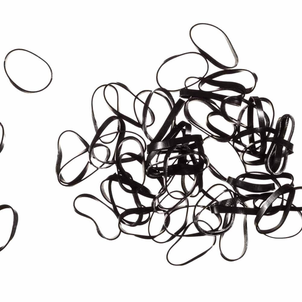 R&R Tackle Large Black Rigging Band - Heavy-Duty Rubber Bands for Fishing, Marine & Outdoor Use - Secure Gear, Ropes & Equipment on Boats, Kayaks & More