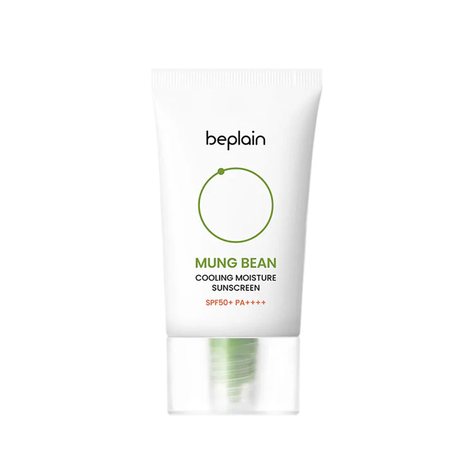 Beplain Mung Bean Cooling Moisture Sunscreen SPF 50+ PA++++ 50ml - Oil-Free Face Sunscreen for Sensitive Skin, Daily UV Protection for Outdoor & Indoor Use