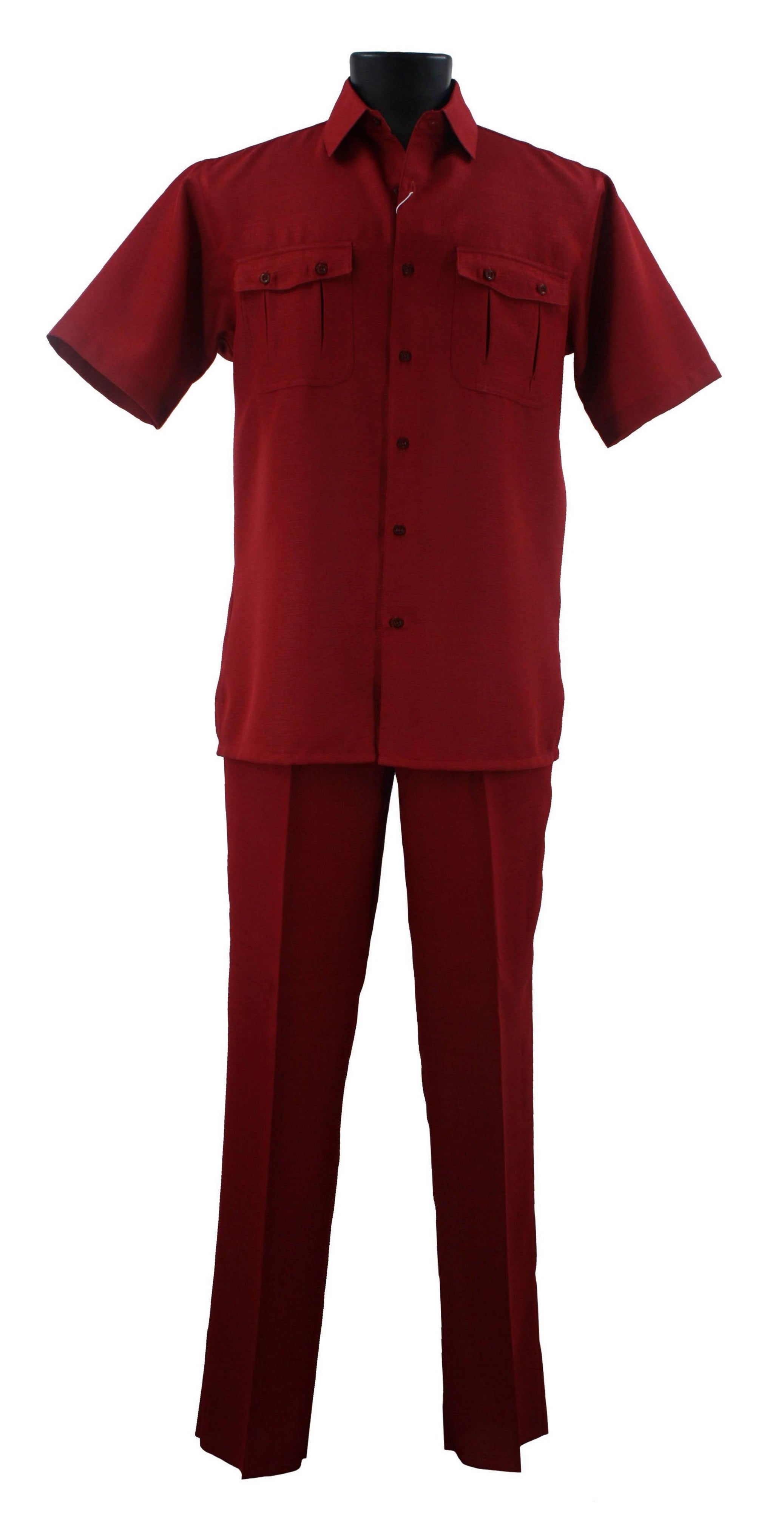 Bassiri Red 2-Piece Set A 138 - Stylish Matching Outfit for Women | Perfect for Date Night, Parties & Special Occasions