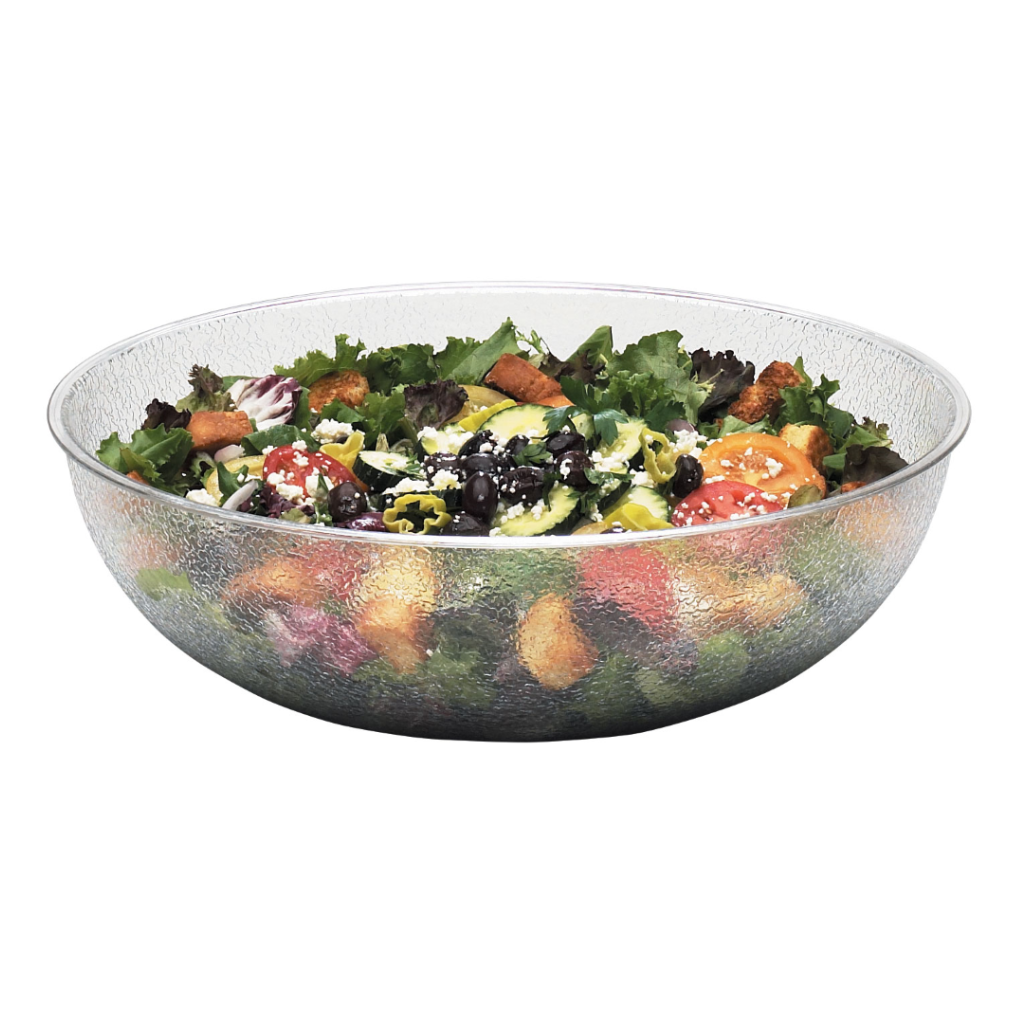 Cambro 11.2 Qt (10.6 L) Pebbled Serving Bowl - Durable Food Storage Container for Restaurants & Catering (Model PSB15176) - Perfect for Buffets, Salad Bars & Bulk Food Serving
