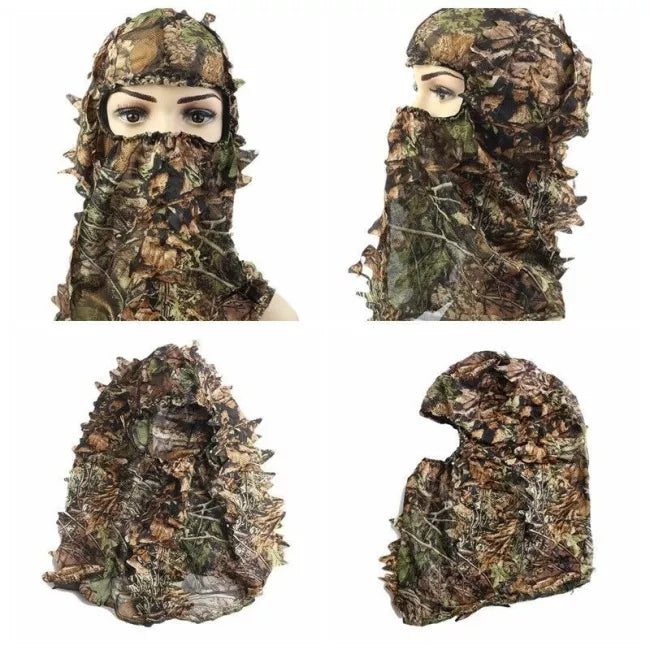 Tactical Camo Full Face Mask - Windproof & Multi-Purpose for Hunting, Airsoft, and Outdoor Adventures