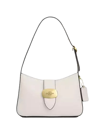 Coach Eliza Shoulder Bag for Women - Genuine Leather Crossbody Purse with Zipper Closure - Perfect for Work, Travel & Everyday Use