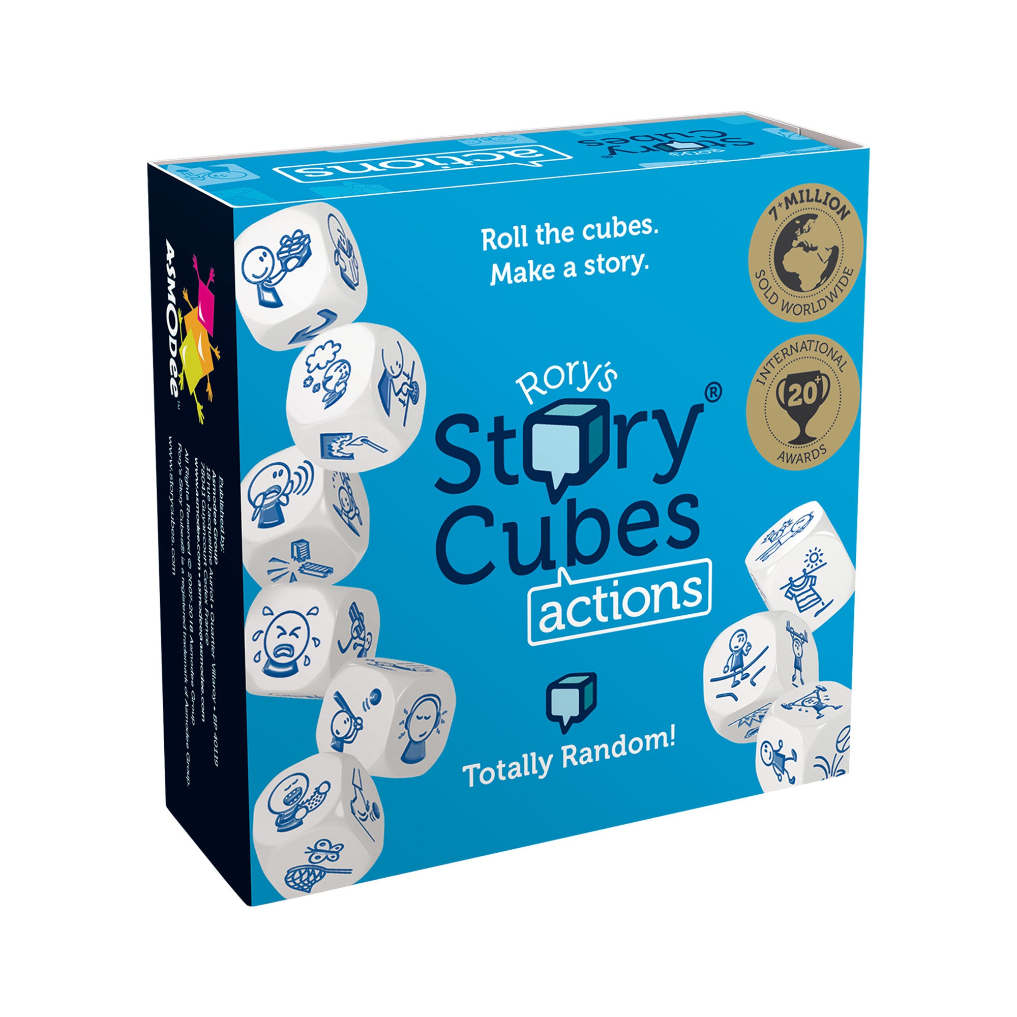 Rory's Story Cubes: Actions Dice Game - Creative Storytelling for Kids & Families - Perfect for Home, Classroom, and Travel Fun