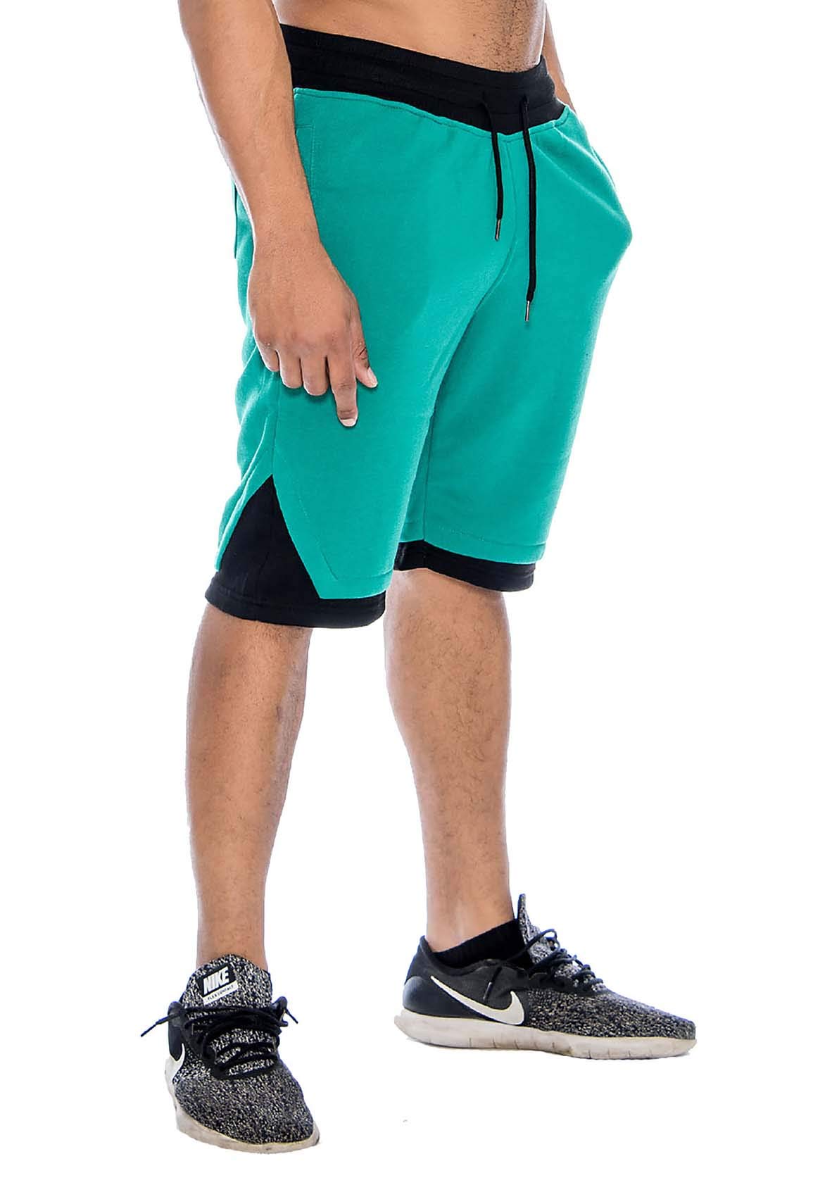 9 Crowns Men's Gym Shorts - Breathable Basketball Workout Shorts with Pockets for Running, Training & Casual Wear