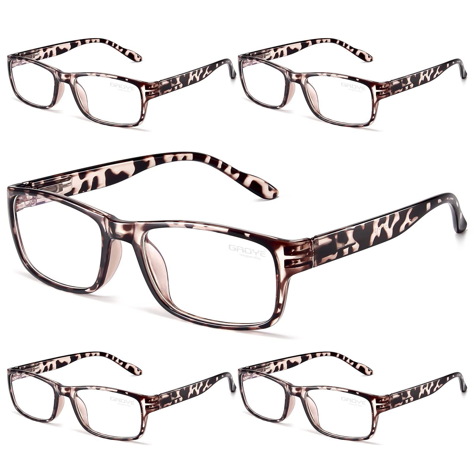 Gaoye Blue Light Blocking Reading Glasses for Men & Women - Computer Eyeglasses with Anti-Glare Protection - Perfect for Office Work, Screen Time & Digital Eye Strain Relief