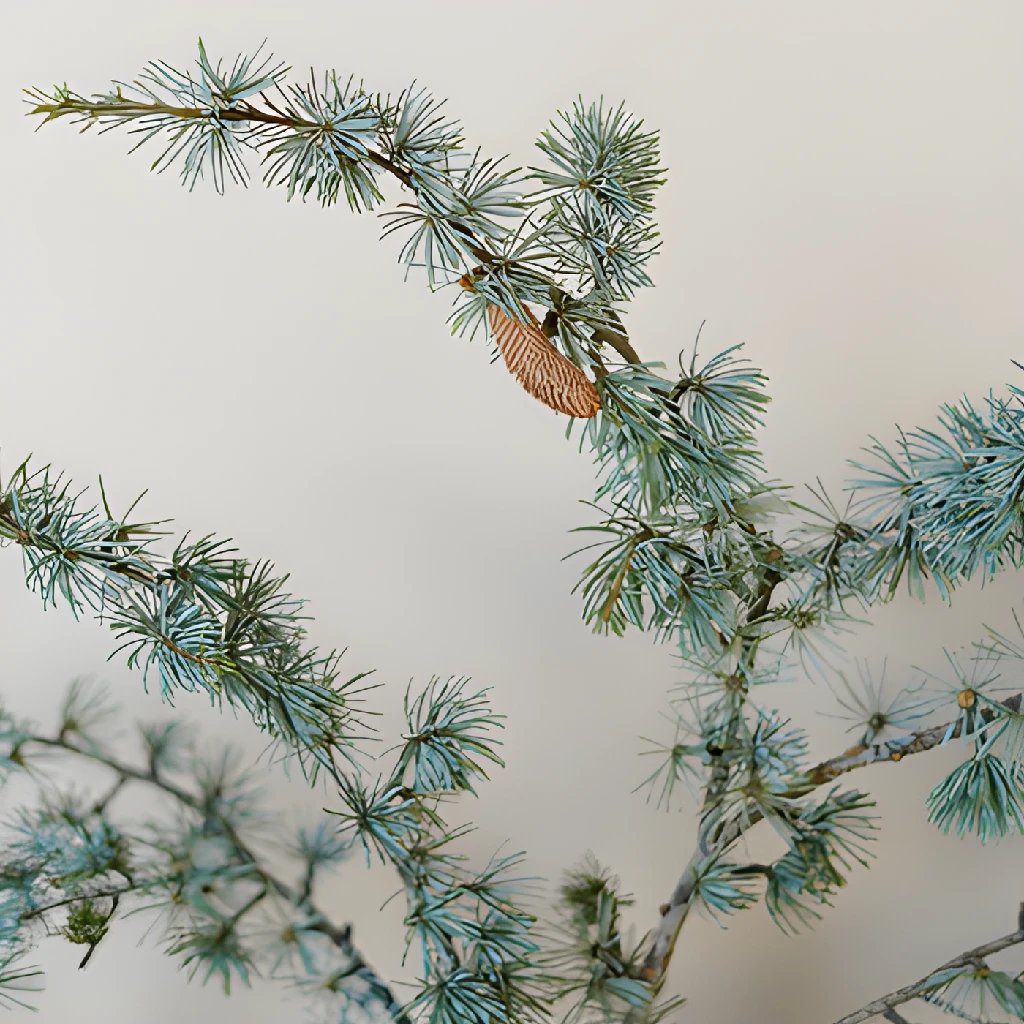 Blue Cedar Winter Greenery - Artificial Christmas Wreath for Holiday Decor, Front Door, Mantel & Winter Home Decorations