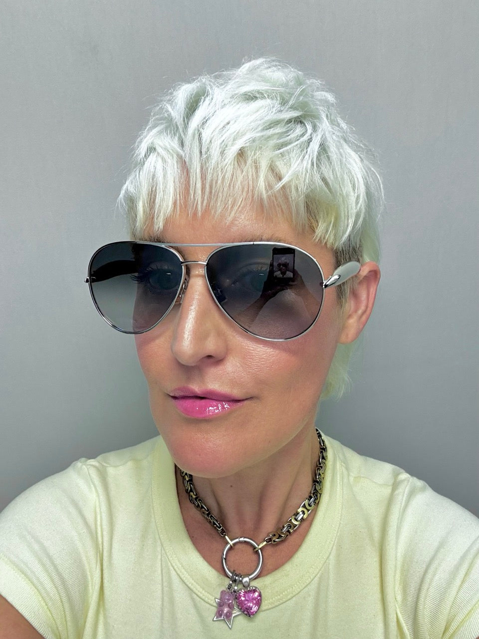 Bottega Veneta BV 1305 008 Silver Grey Gradient Sunglasses for Women - Luxury Designer Shades for Fashion & Outdoor Activities