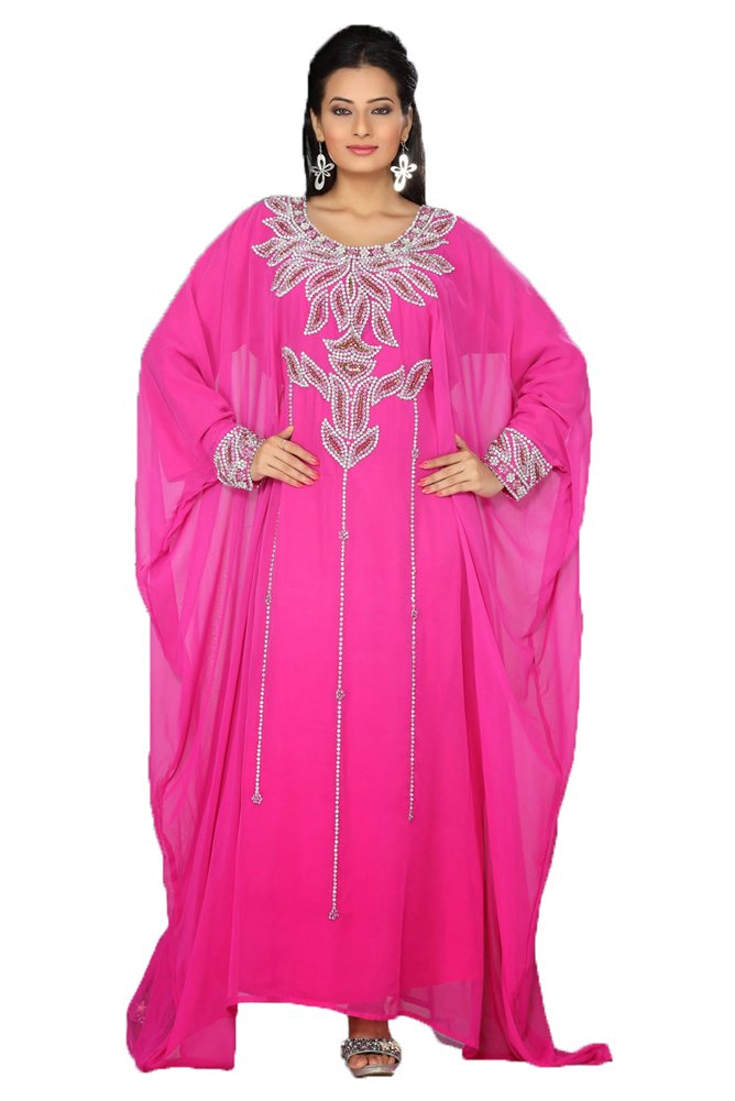 Stylish Plus-Size Kaftan Dress for Women | Flowy Boho Maxi Dress with Pockets | Perfect for Beach, Vacation & Summer Outfits