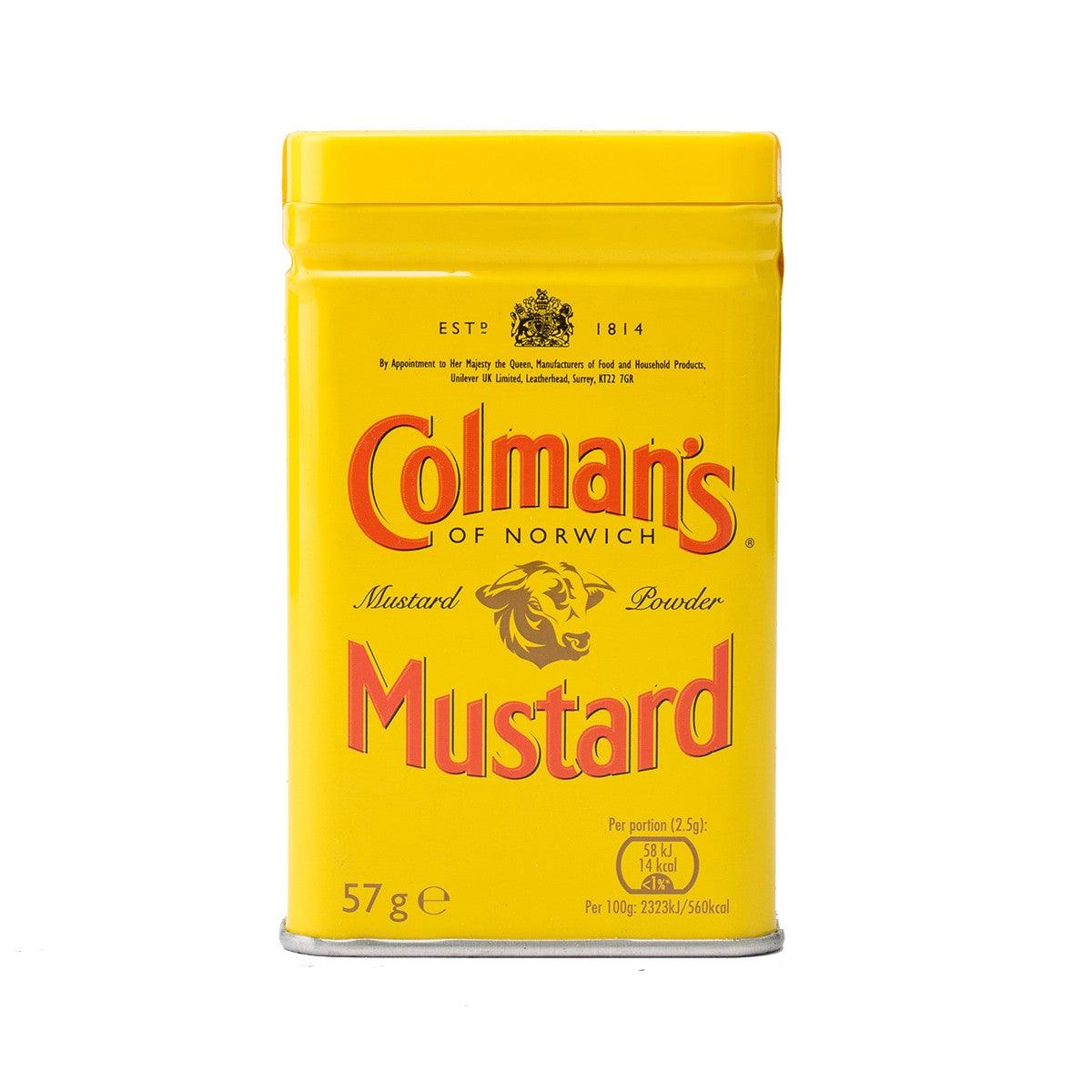 Coleman's Double Superfine Mustard Powder 57g - Premium British Mustard for Cooking, BBQ, Sauces & Marinades
