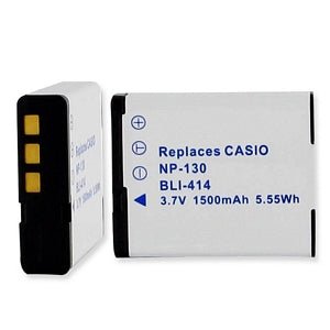 Casio NP-130 Rechargeable Lithium Battery 3.7V 1500mAh - Replacement Power Source for Calculators, Electronic Devices & Portable Gadgets