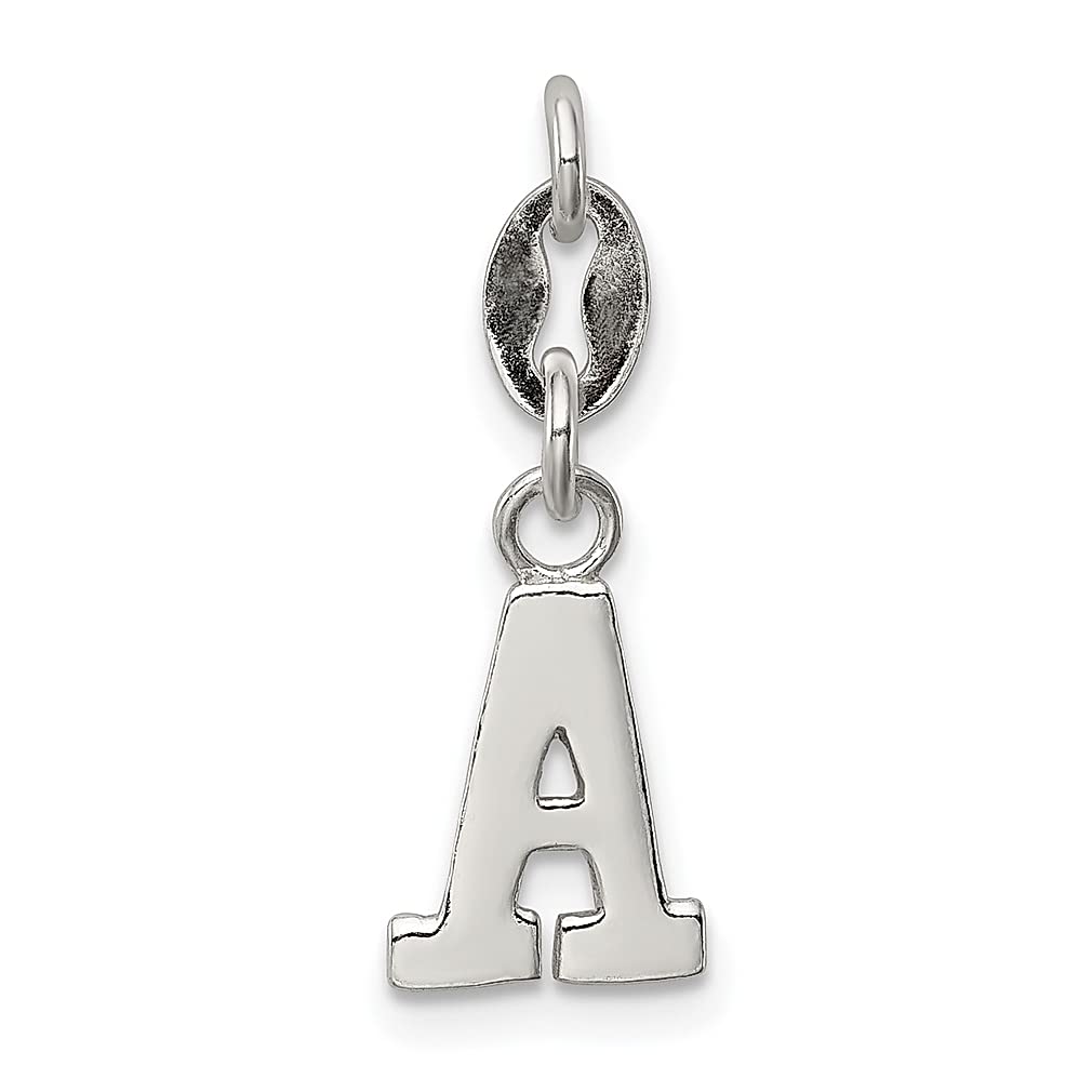 925 Silver Letter A Necklace for Women - Personalized Monogram Jewelry Gift for Her - Birthday, Anniversary