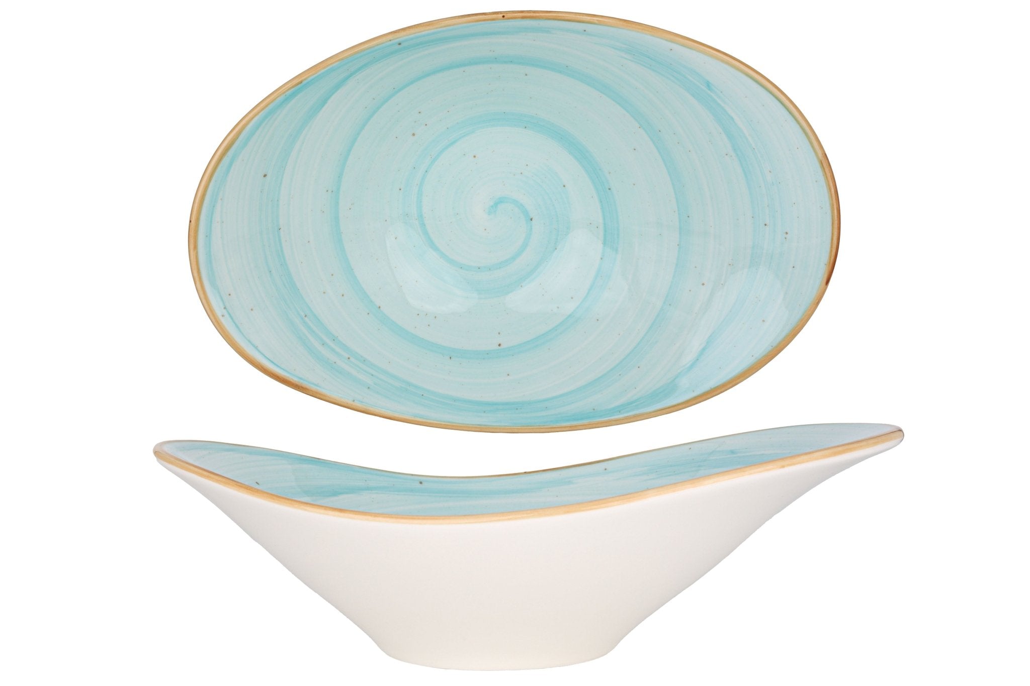 Premium Aqua Service Plate 27cm (750cc) - Elegant Dinnerware for Restaurants, Catering & Home Dining - Perfect for Serving Meals, Appetizers & Desserts