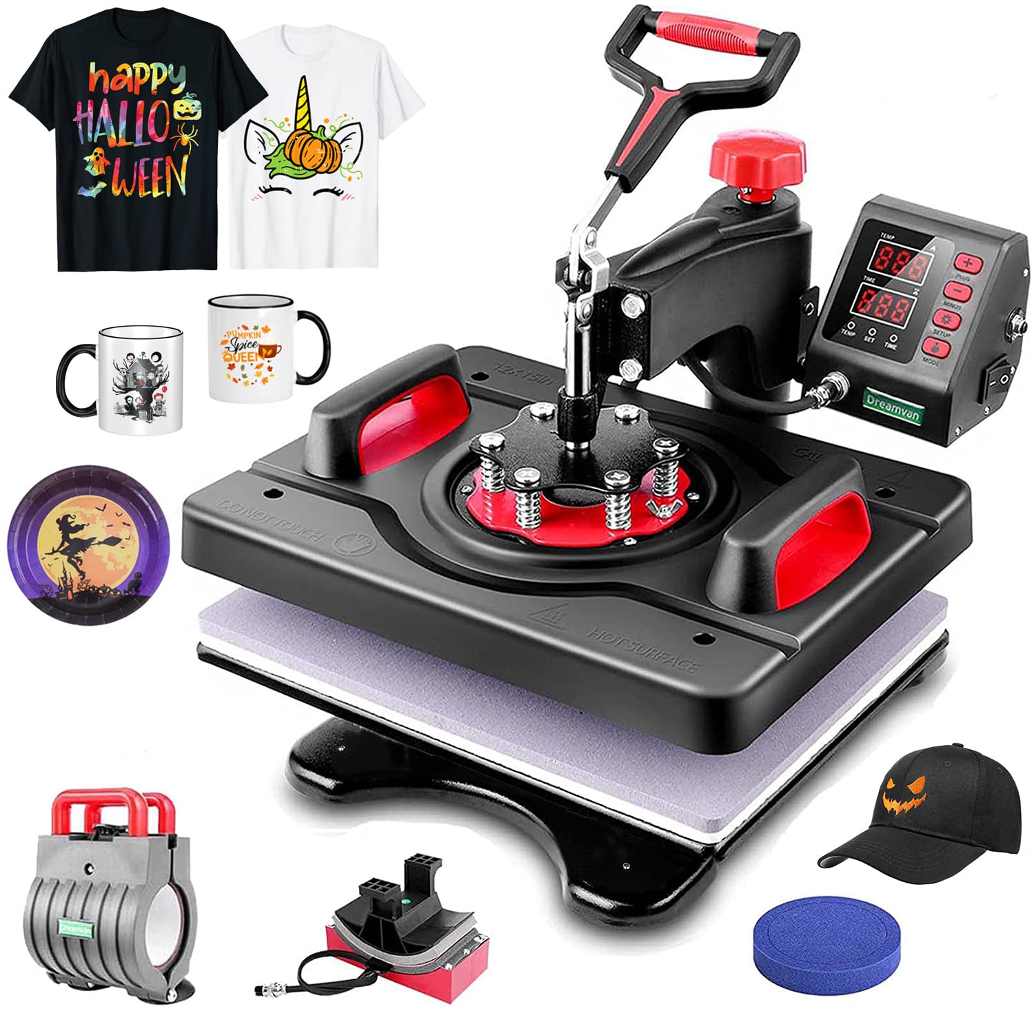 5-in-1 Professional Digital Heat Press Machine 12